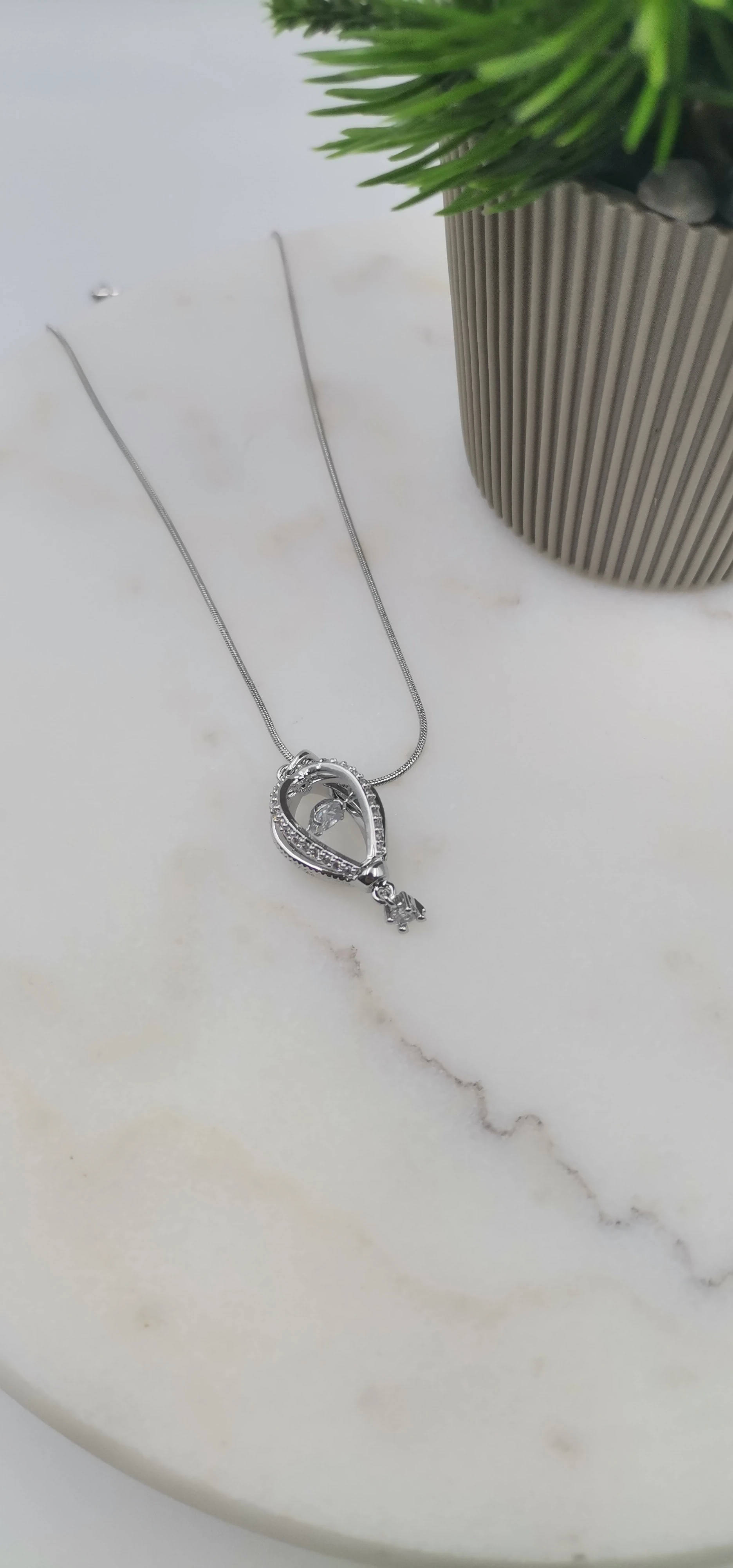 ÇELİK SİLVER KOLYE