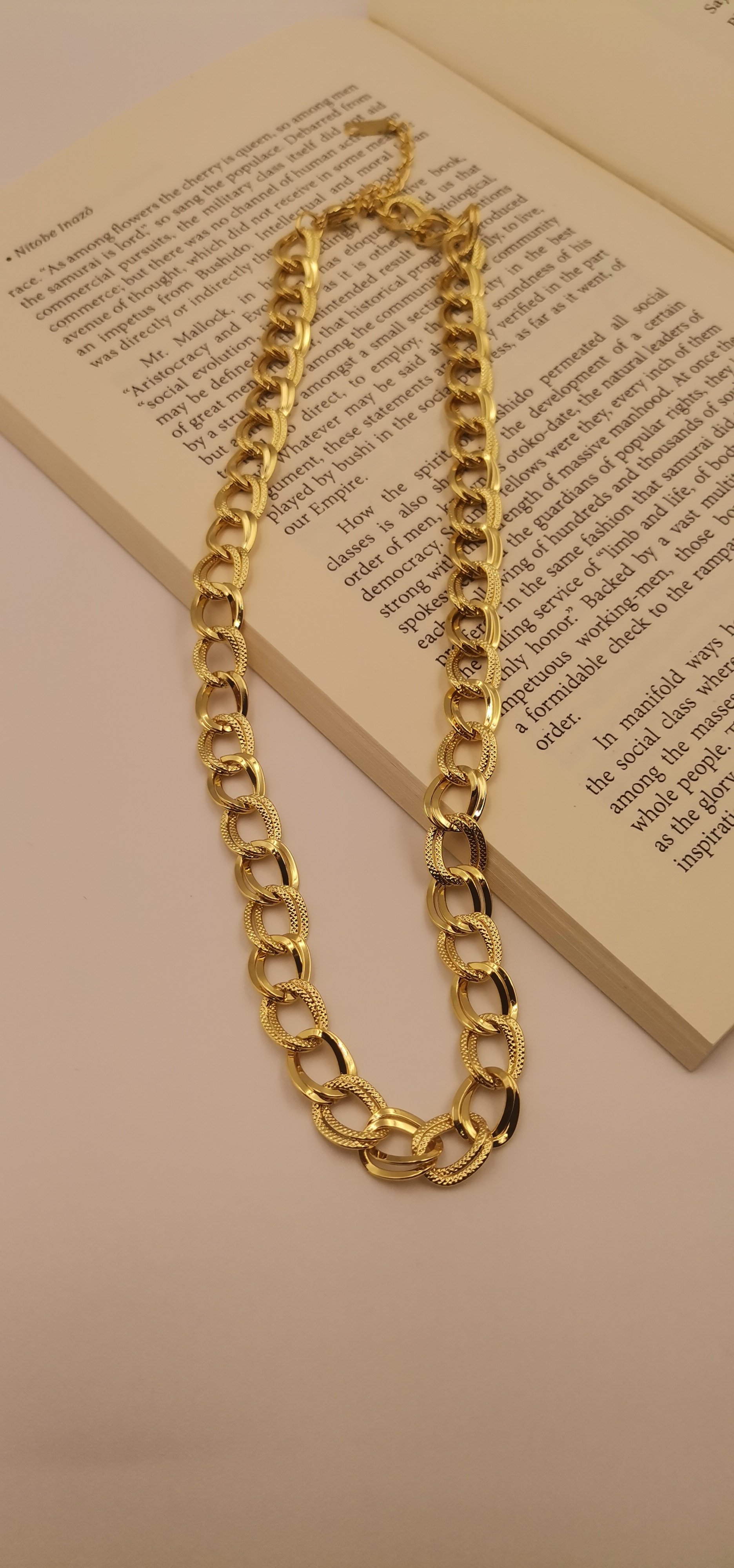 ÇELİK GOLD SAMANYOLU KOLYE