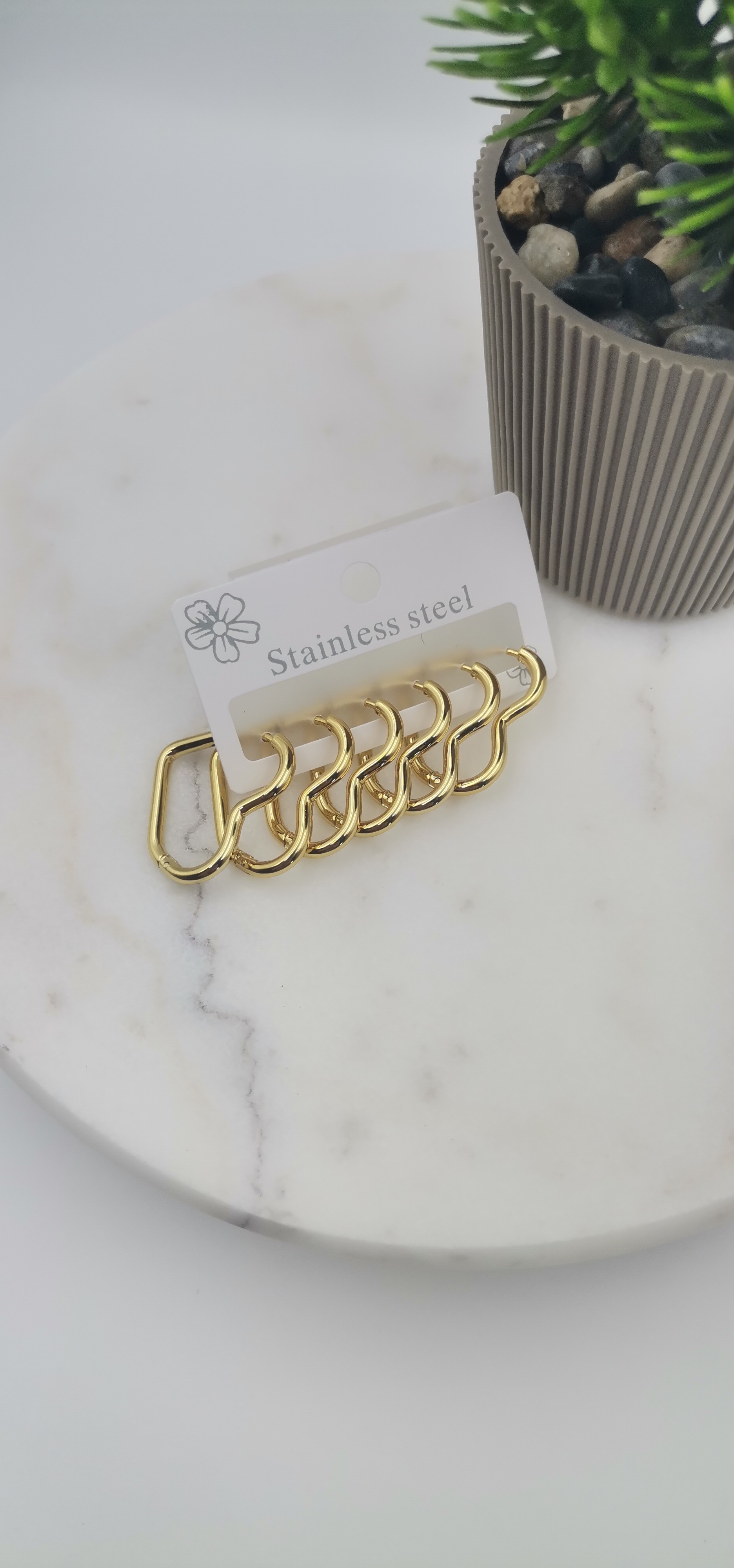 ÇELİK GOLD ÇOKLU KÜPE