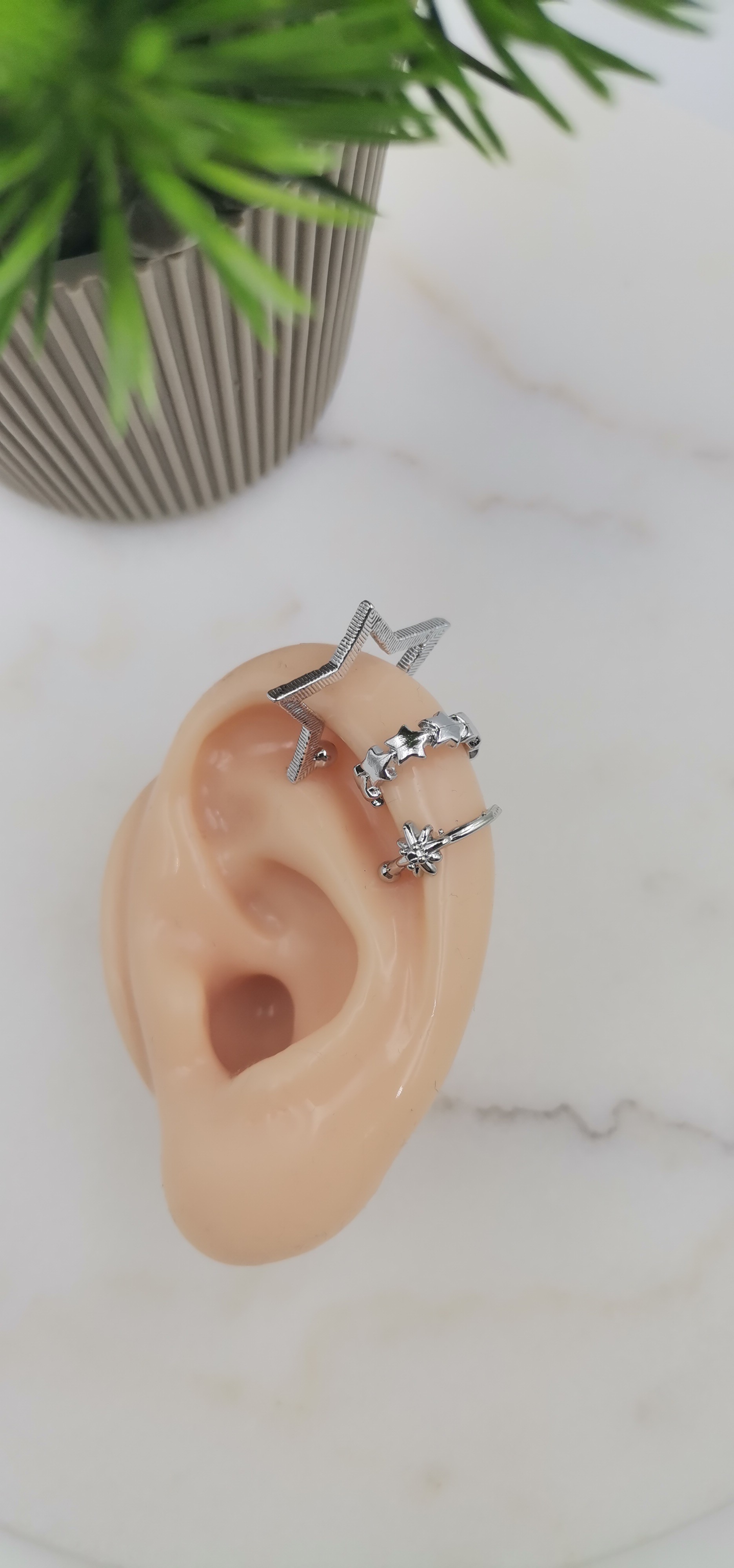 EARCUFF SET SİLVER