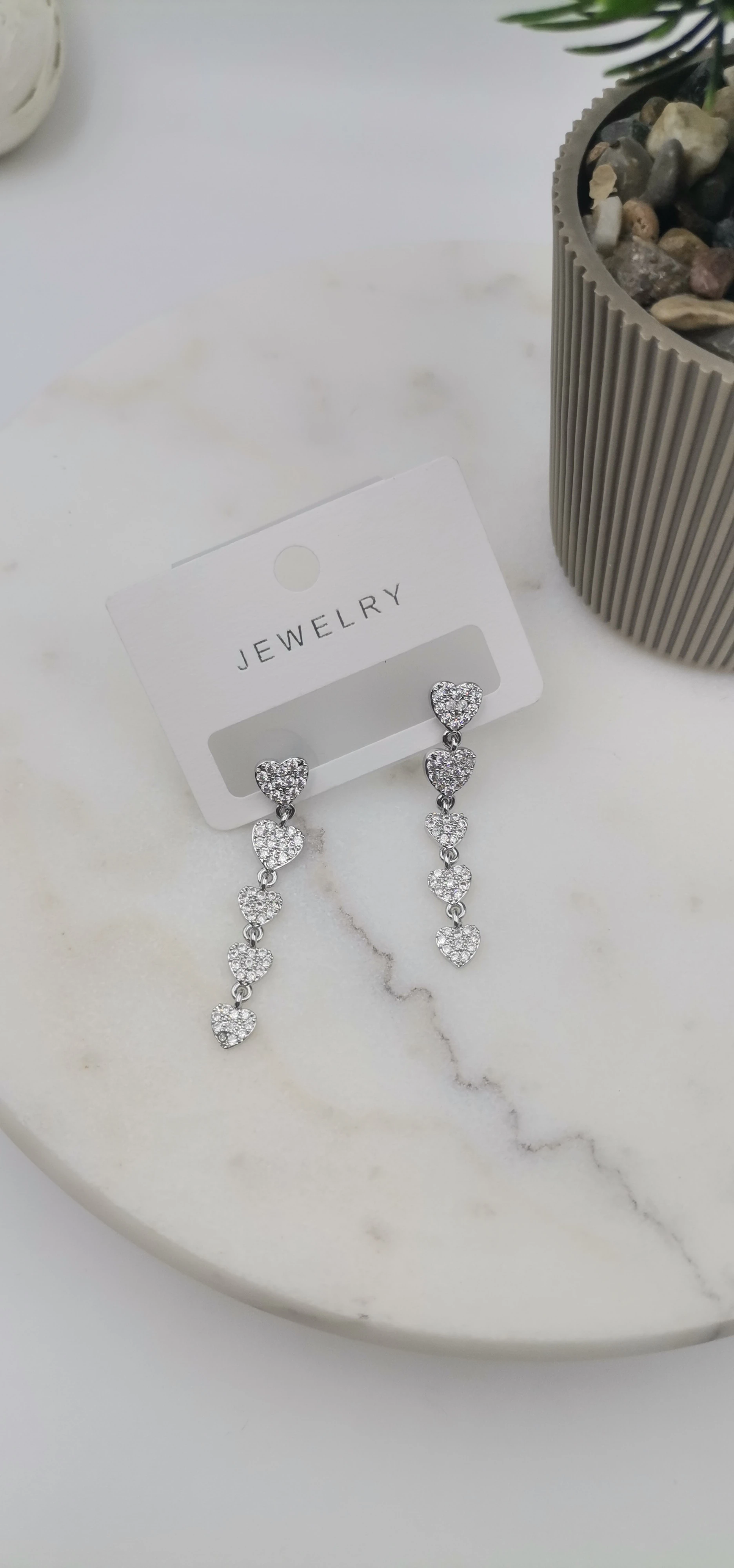 VİP ZİRKON TAŞLI SİLVER KÜPE