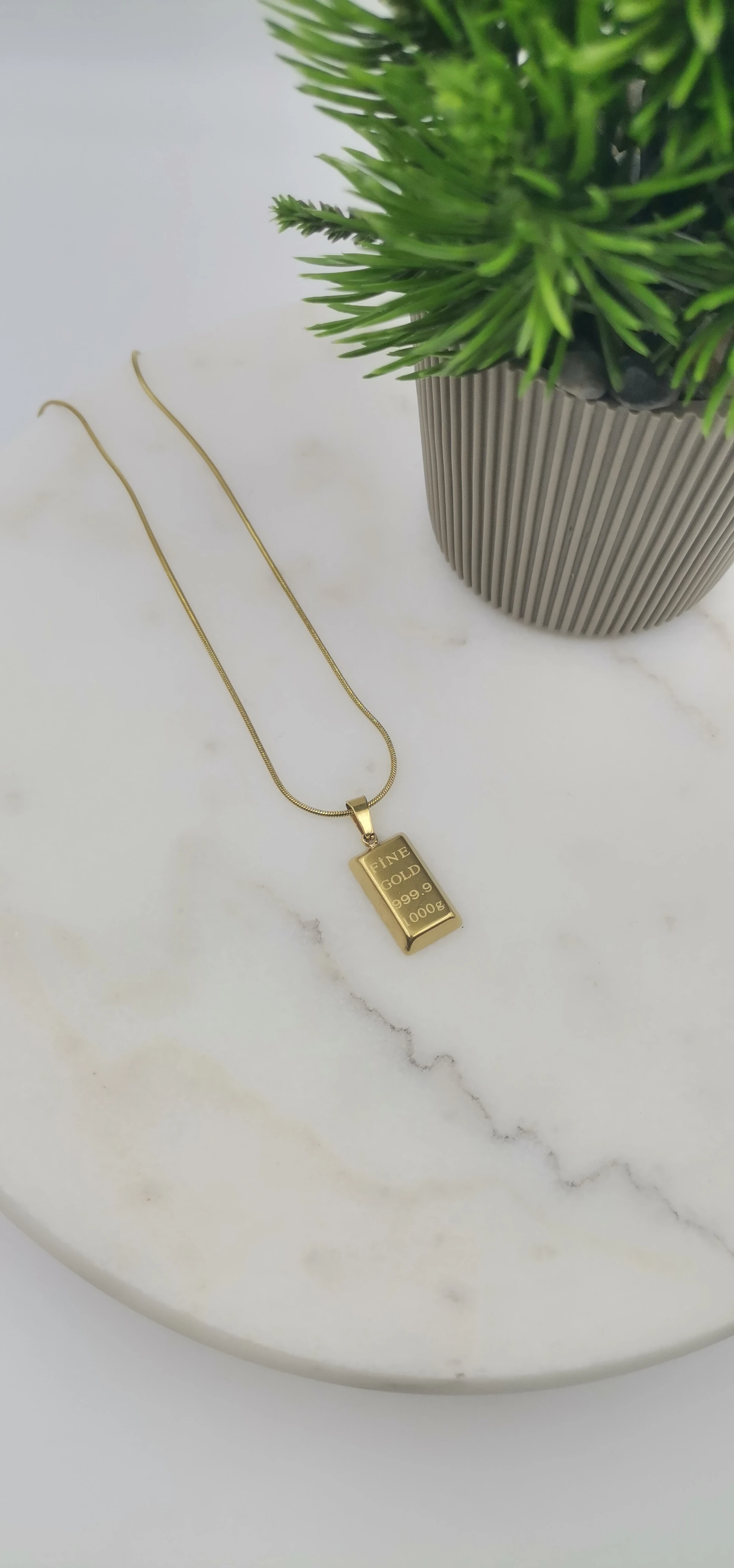 ÇELİK GOLD KOLYE 65 CM