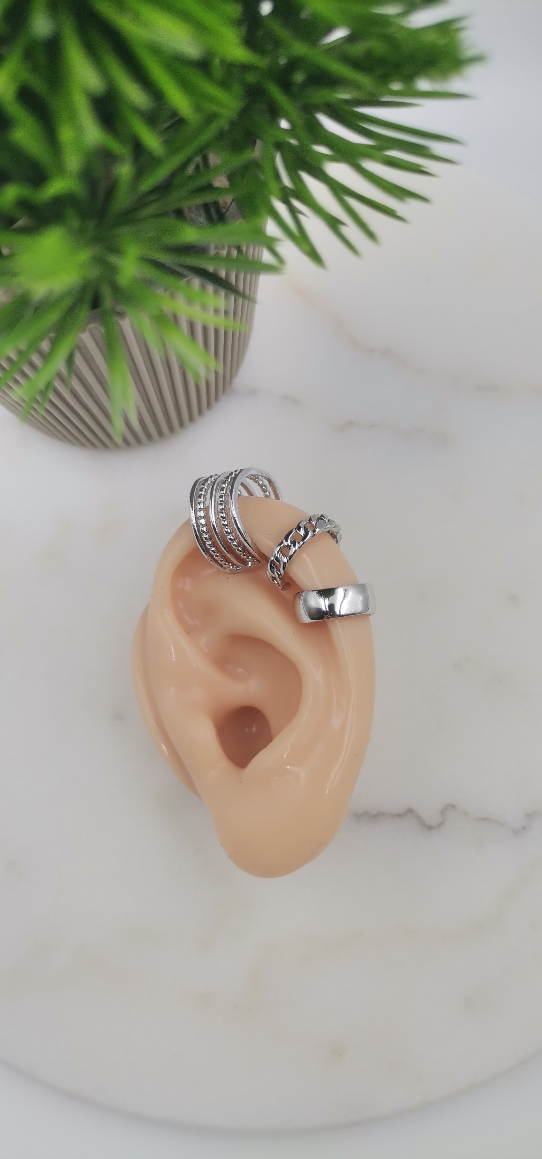 EARCUFF SET SİLVER