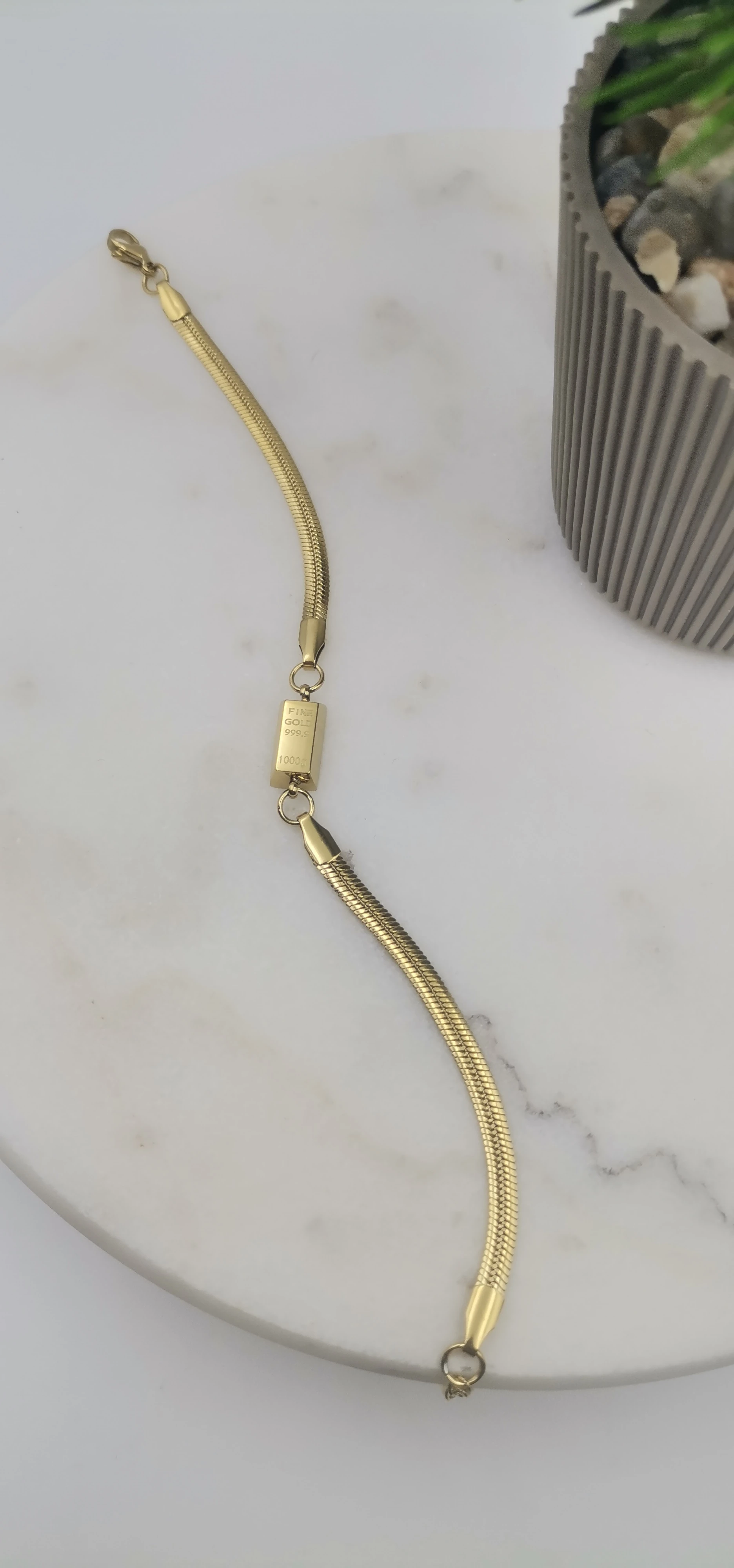 ÇELİK GOLD BİLEKLİK