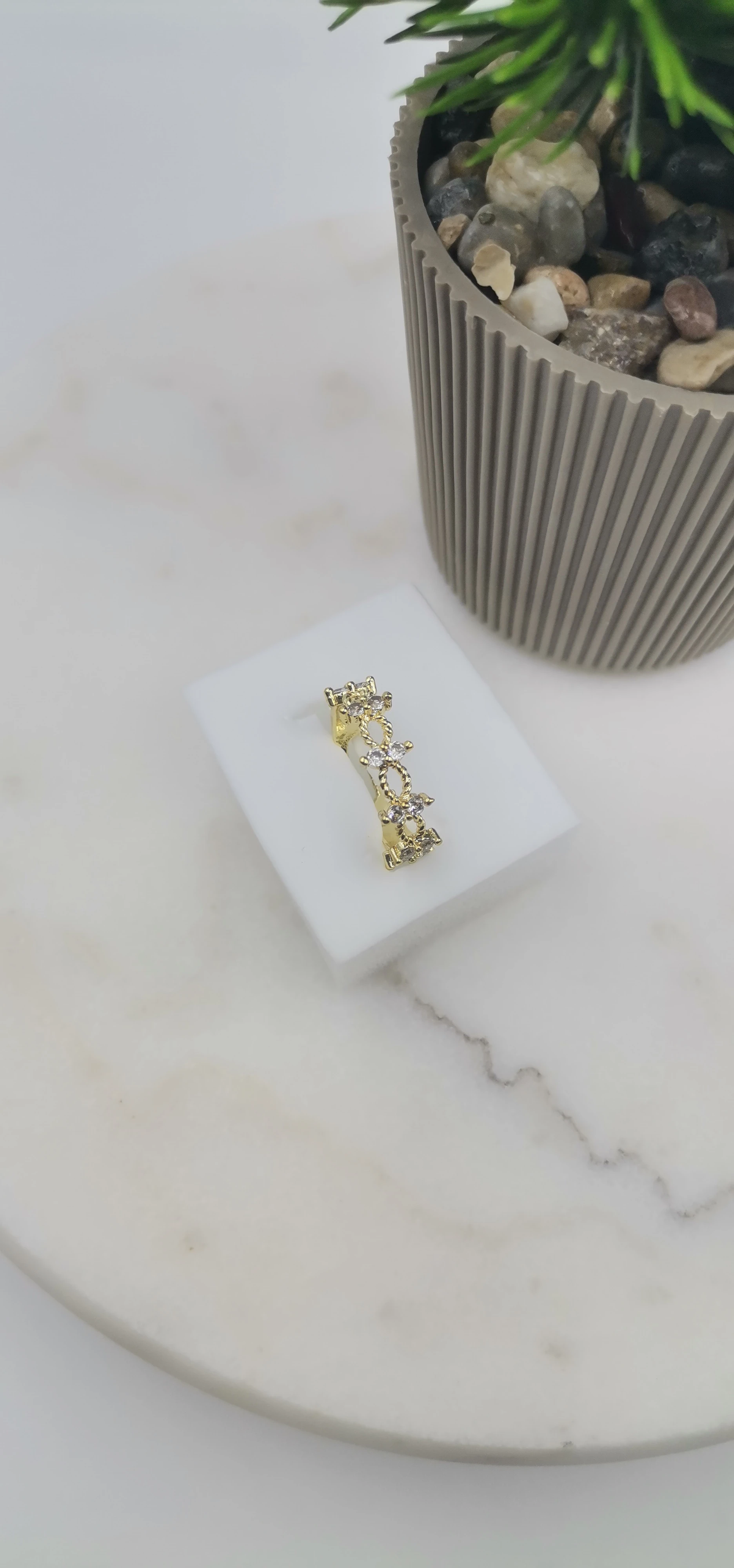 VİP ZİRKON TAŞLI GOLD  YÜZÜK