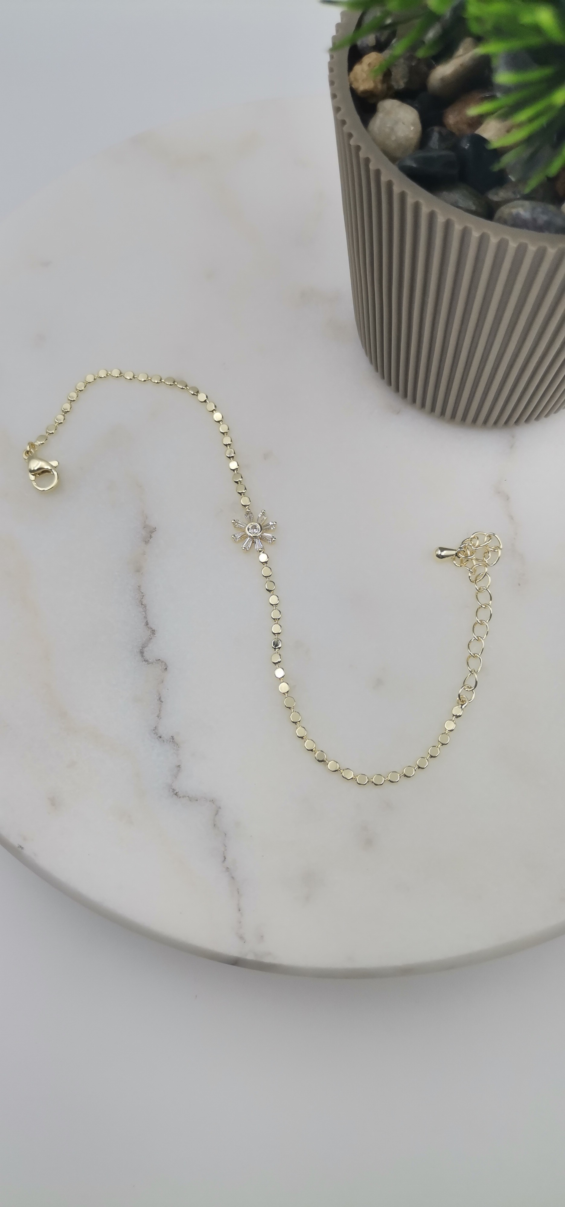 VİP ZİRKON TAŞLI GOLD BİLEKLİK