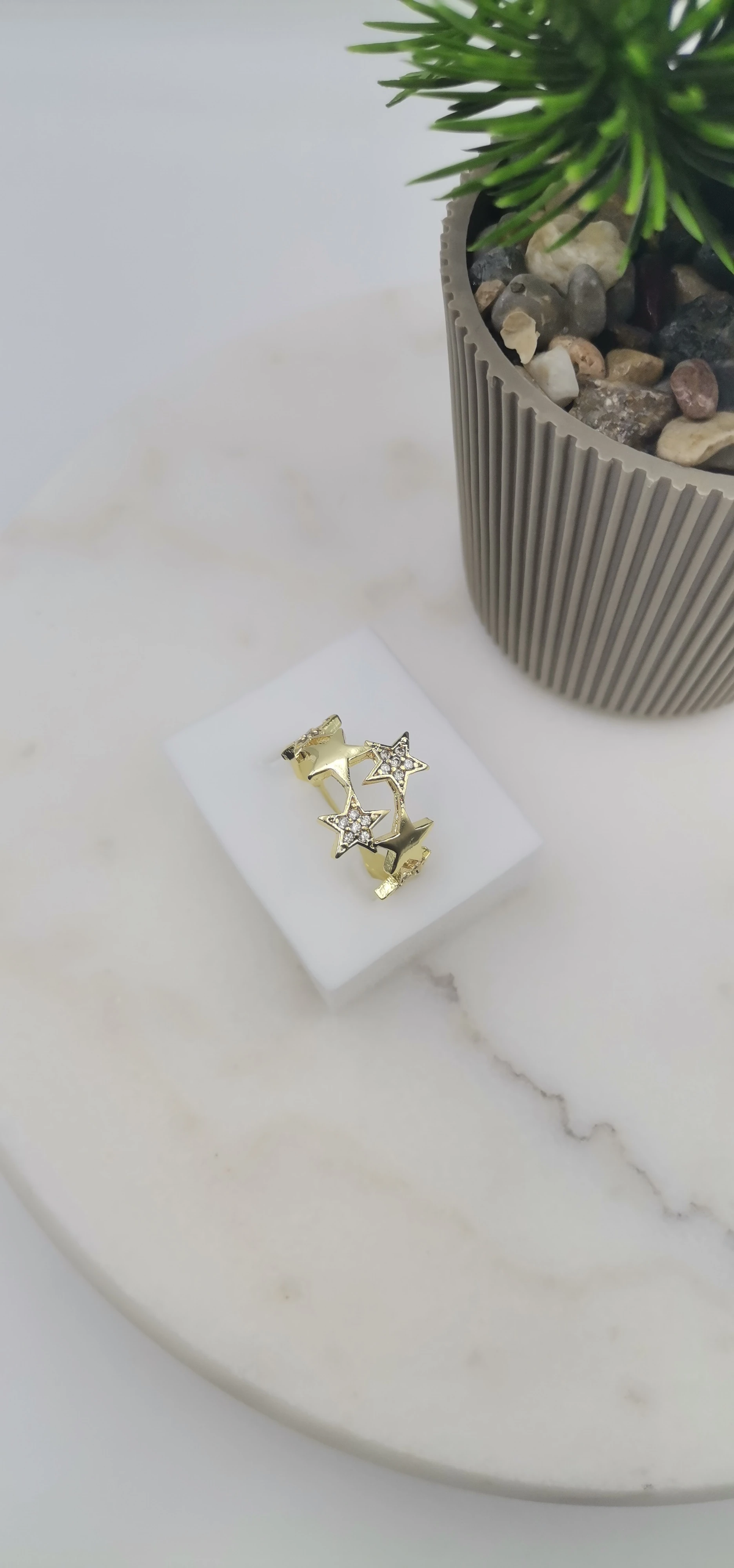 VİP ZİRKON TAŞLI GOLD  YÜZÜK