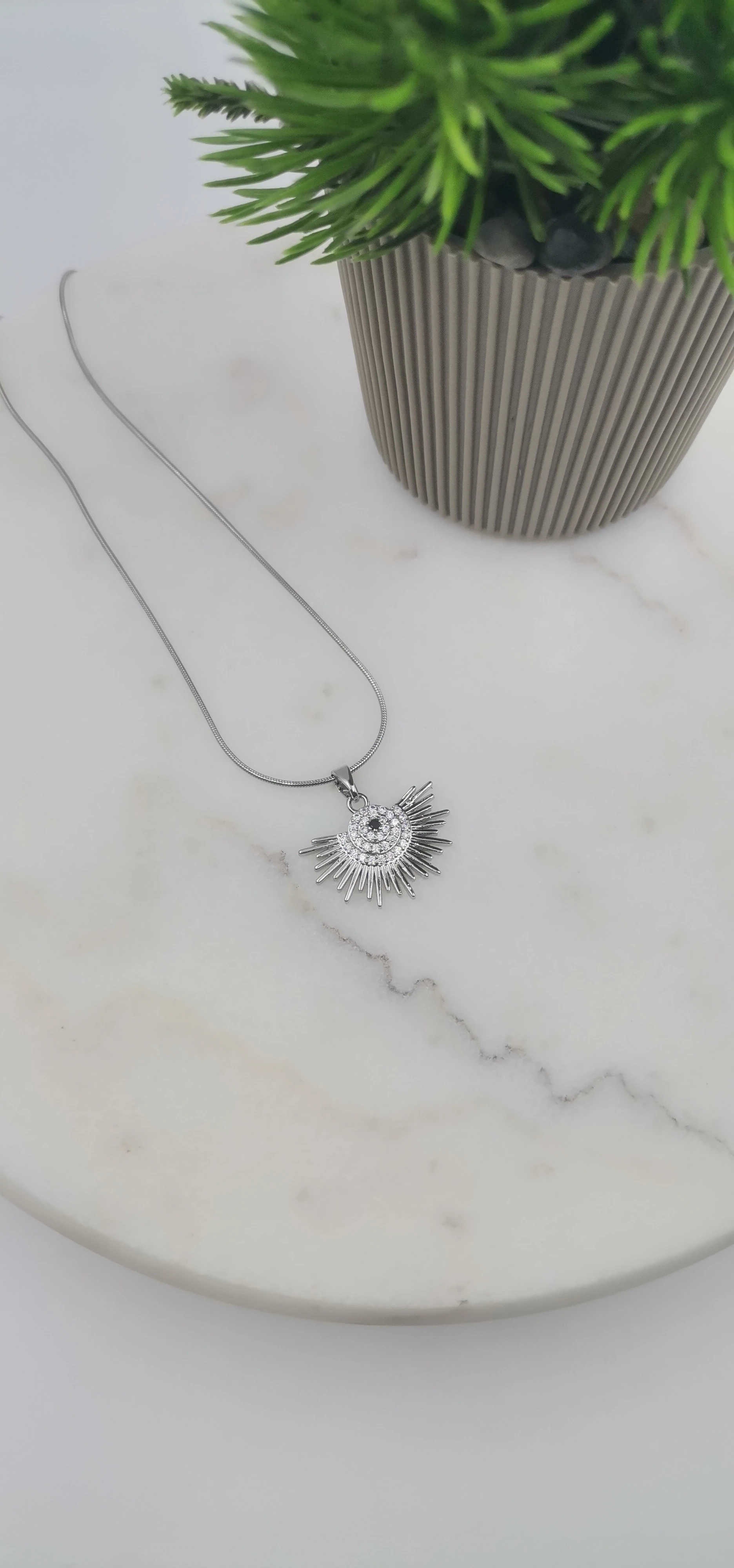 ÇELİK SİLVER KOLYE