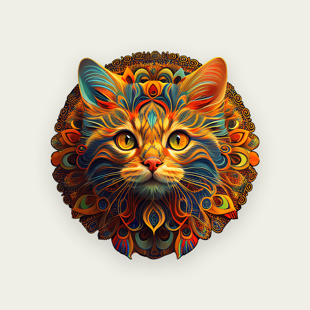   Timber Scent Kedi Ahşap Puzzle