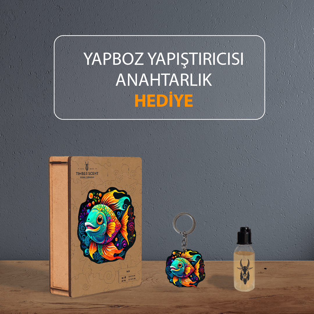 Timber Scent Kids Balık Ahşap Puzzle
