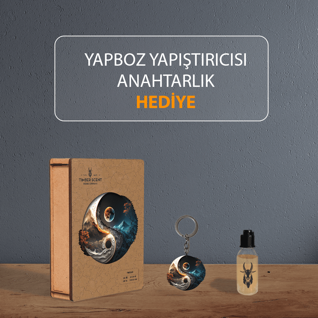 TimberScent Yin Yang Ahşap Puzzle