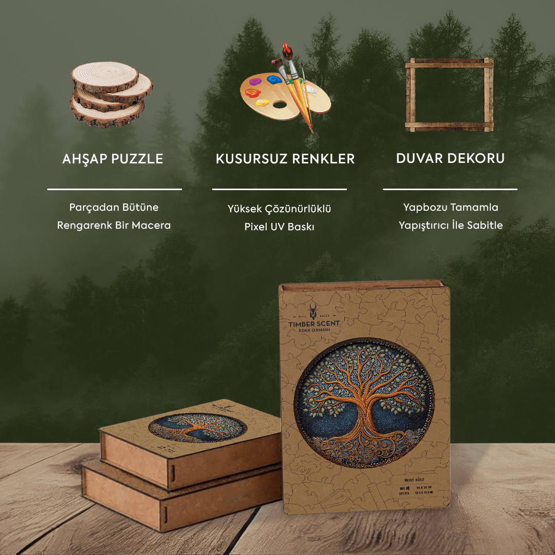 TimberScent Hayat Ağacı Puzzle