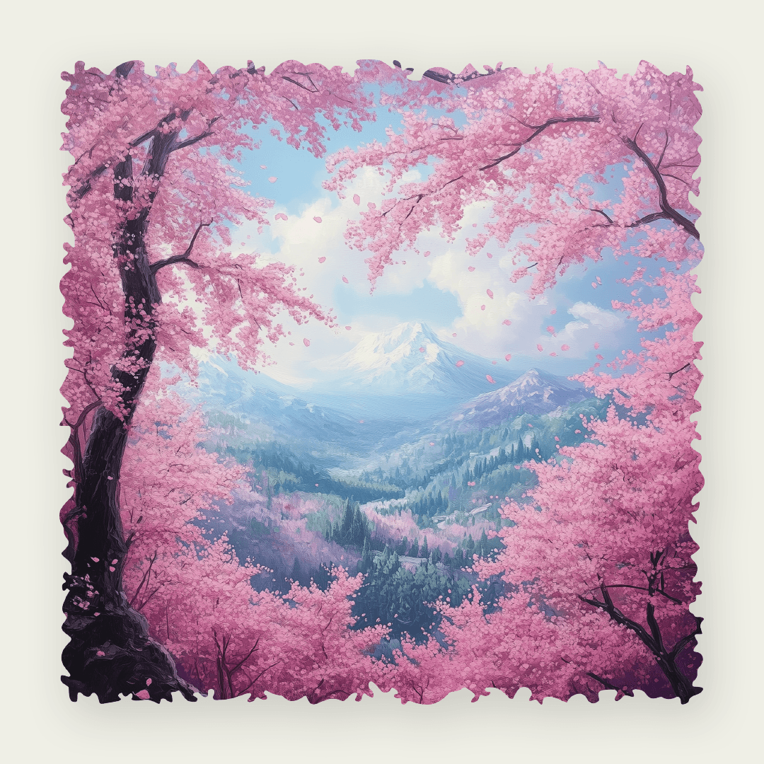 TimberScent Sakura Ahşap Puzzle