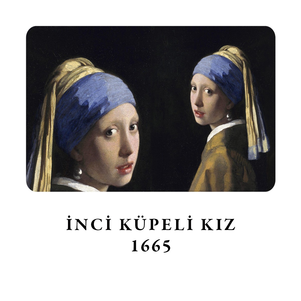 İnci Küpeli Kız / Johannes Vermeer, 1665 / A4 Defter -9