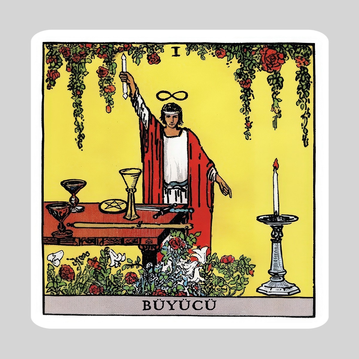 Kare Tarot - 78 Kartlık Deste ve Tarot'un Görsel Anahtarı Rehber Kitap - Rider-Waite Kare