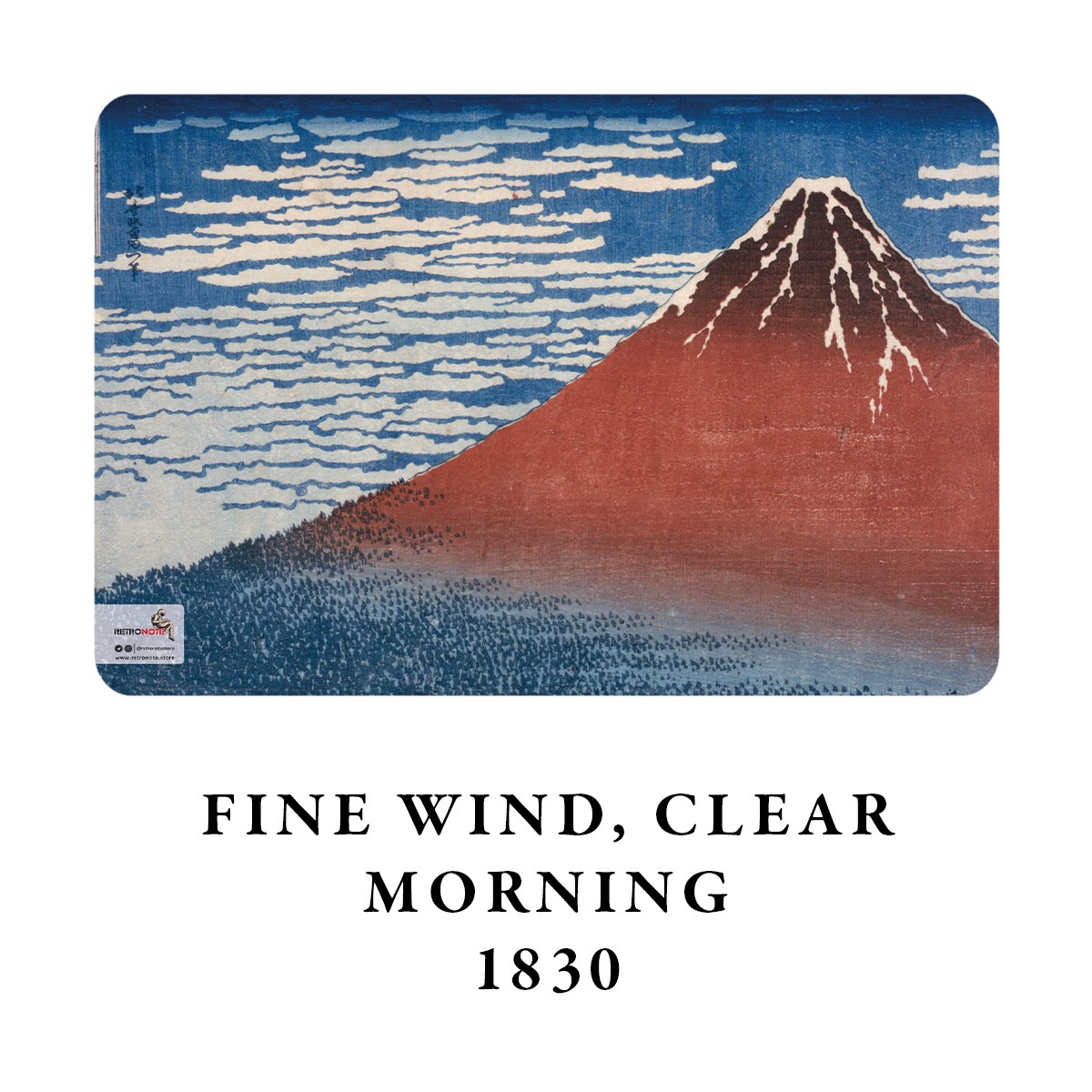 Mount Fuji Series II - A6 / Hokusai Dörtlü Defter Seti II