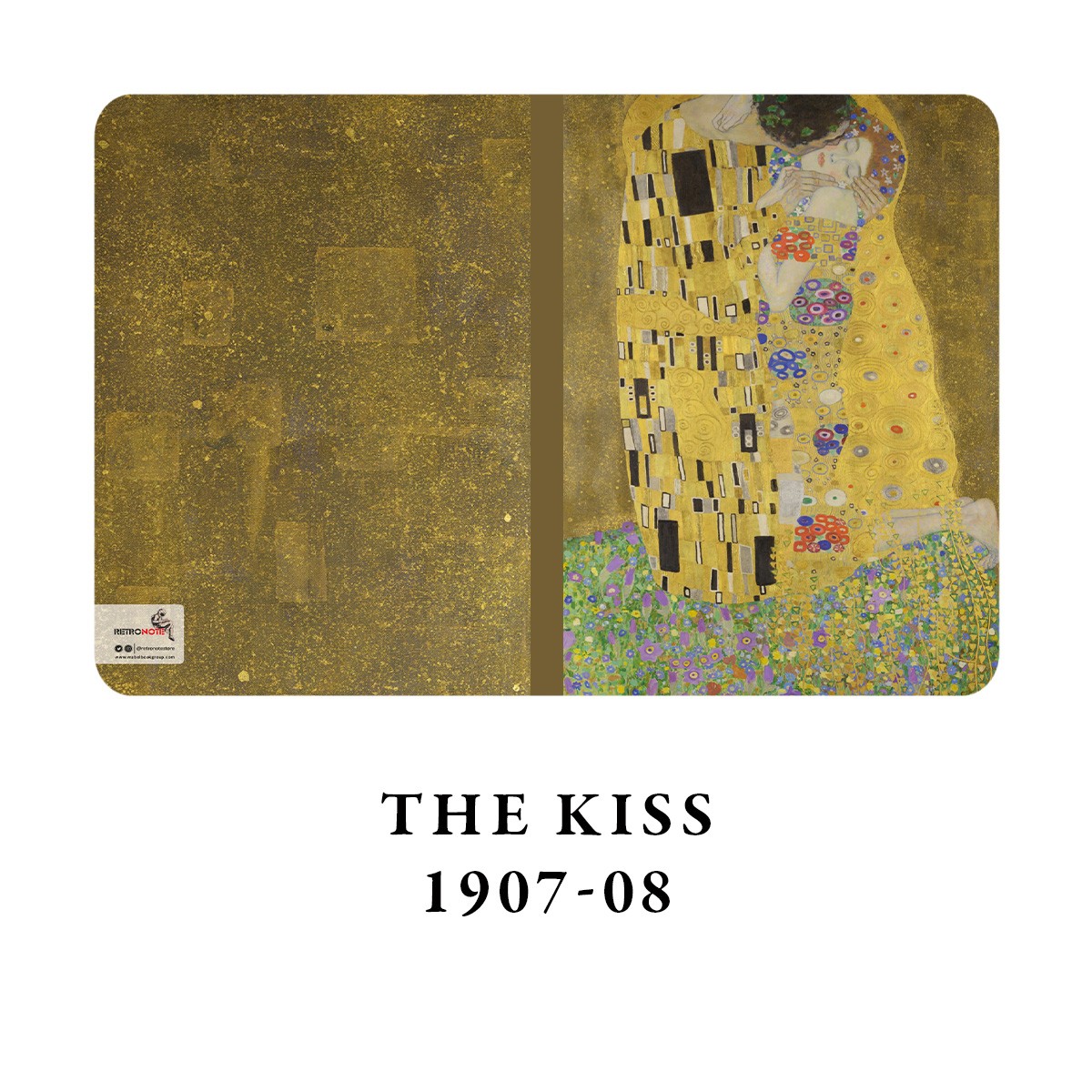 The Kiss / Gustav Klimt, 1907-08 / A4 Defter -7