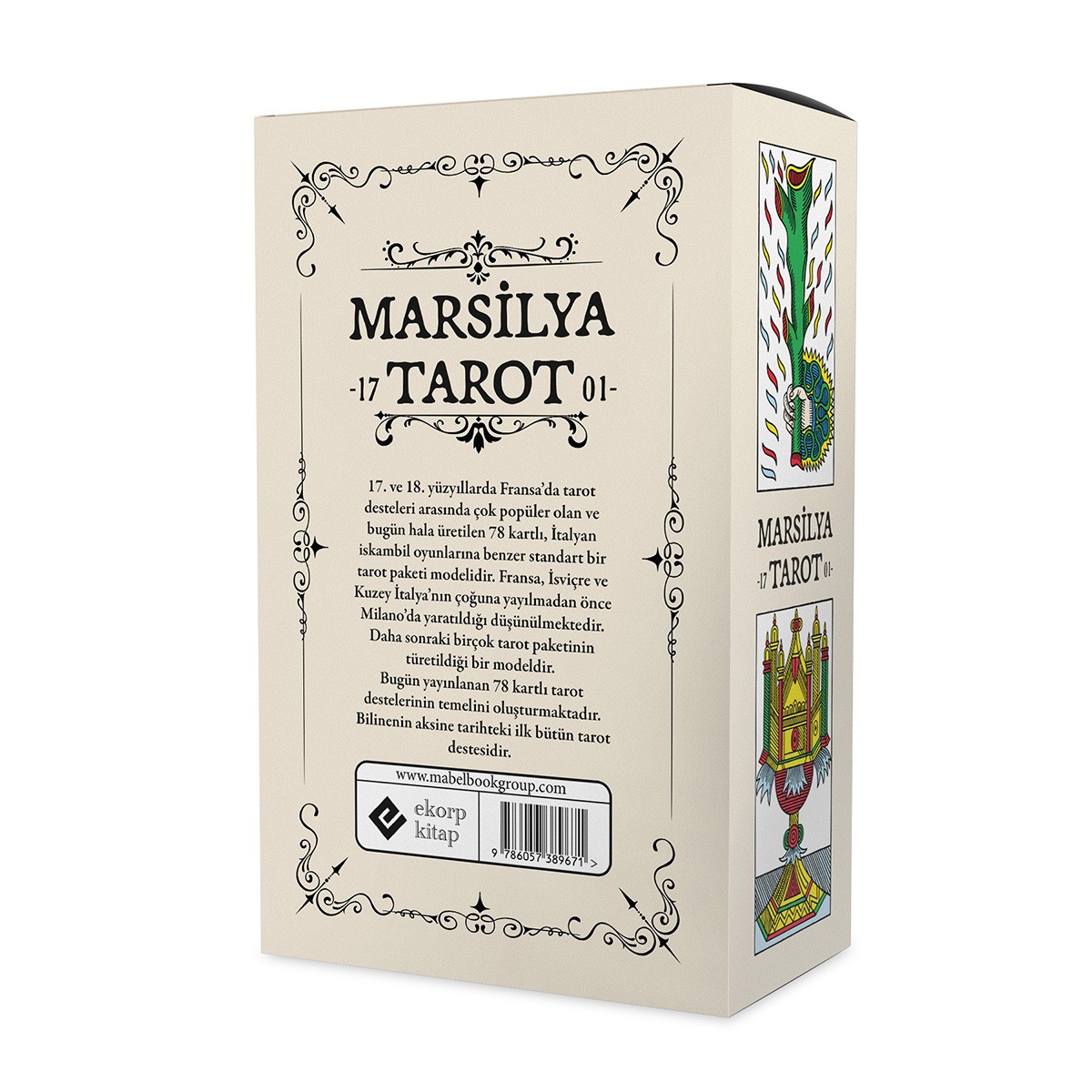 Marsilya Tarot - Arthur Edward Waite / 78 Kartlık Deste ve 96 Sayfa Rehber Kitap