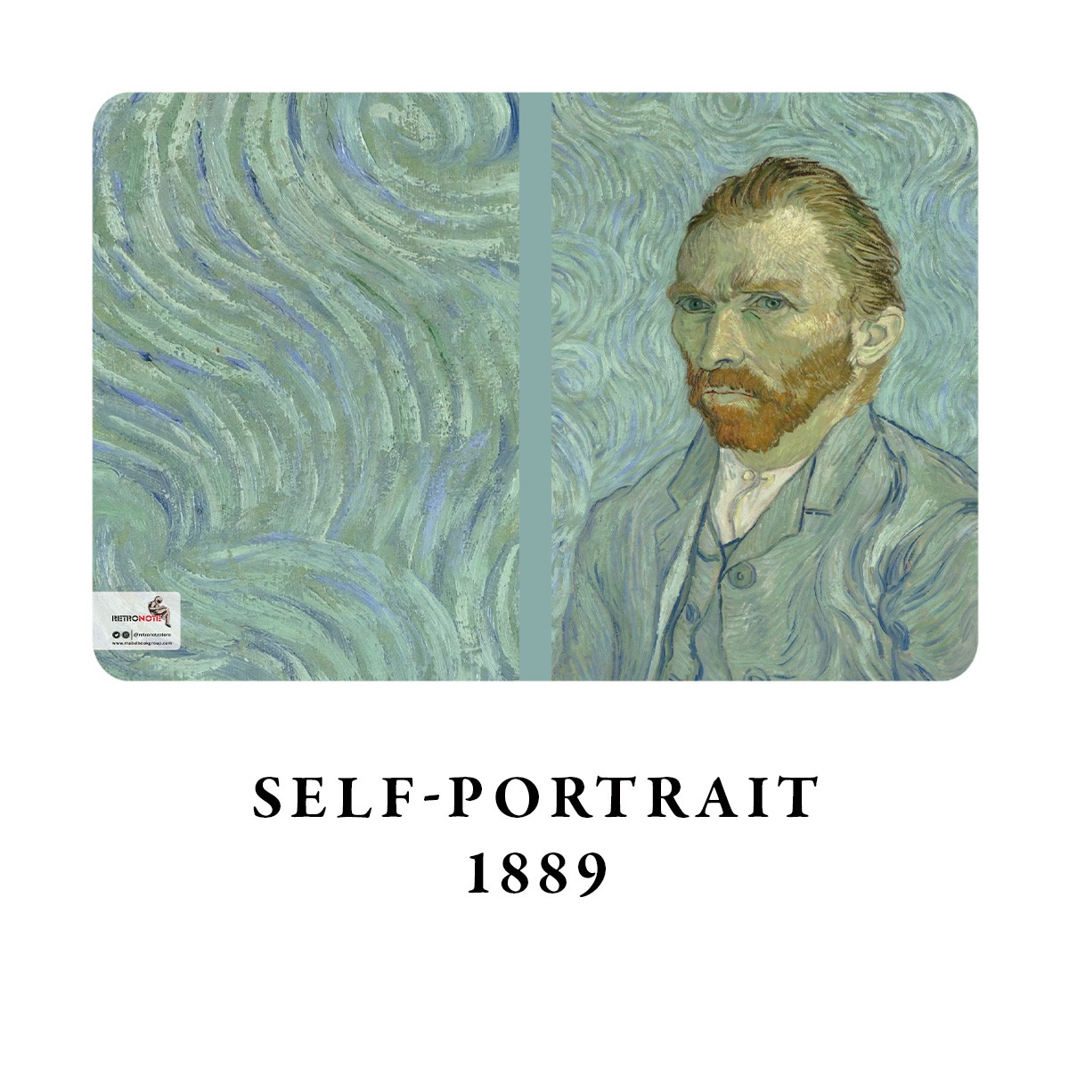 Self-Portrait Series II - A6 / Van Gogh Dörtlü Defter Seti V