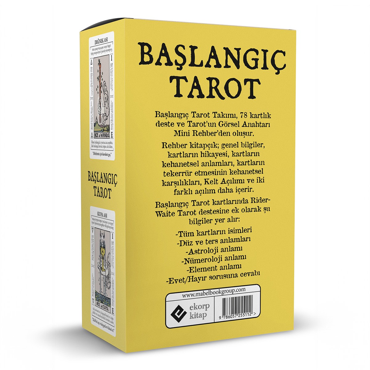 Başlangıç Tarot - Arthur Edward Waite / 78 Kartlık Deste ve 96 Sayfa Rehber Kitap