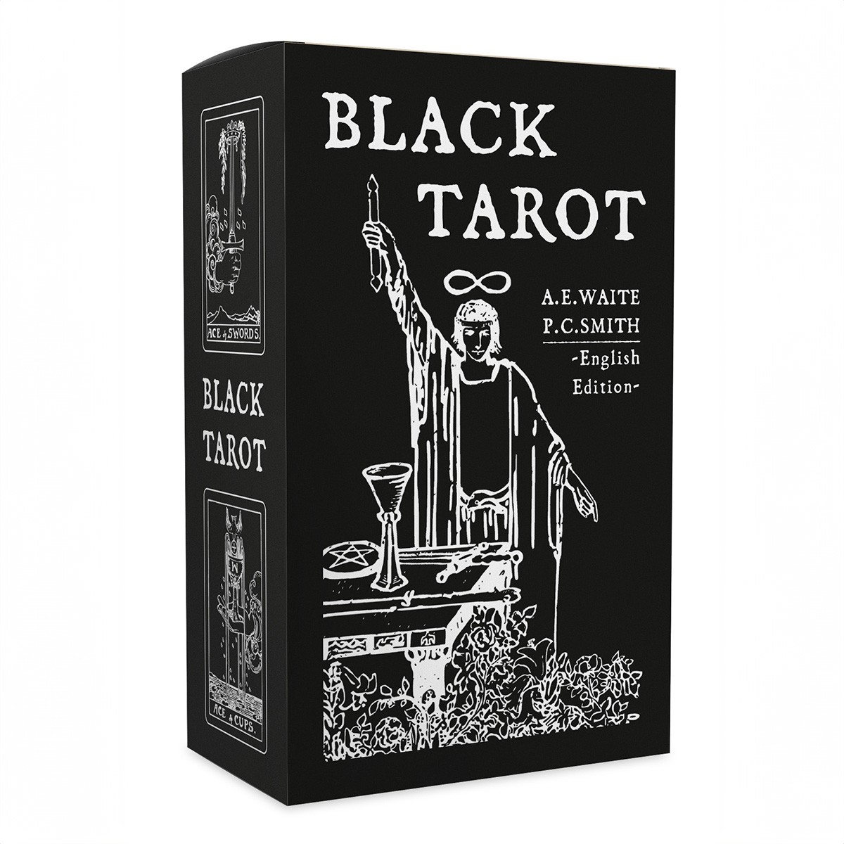 Black Tarot English Edition - Arthur Edward Waite / 78 Kartlık Deste ve 96 Sayfa Rehber Kitap