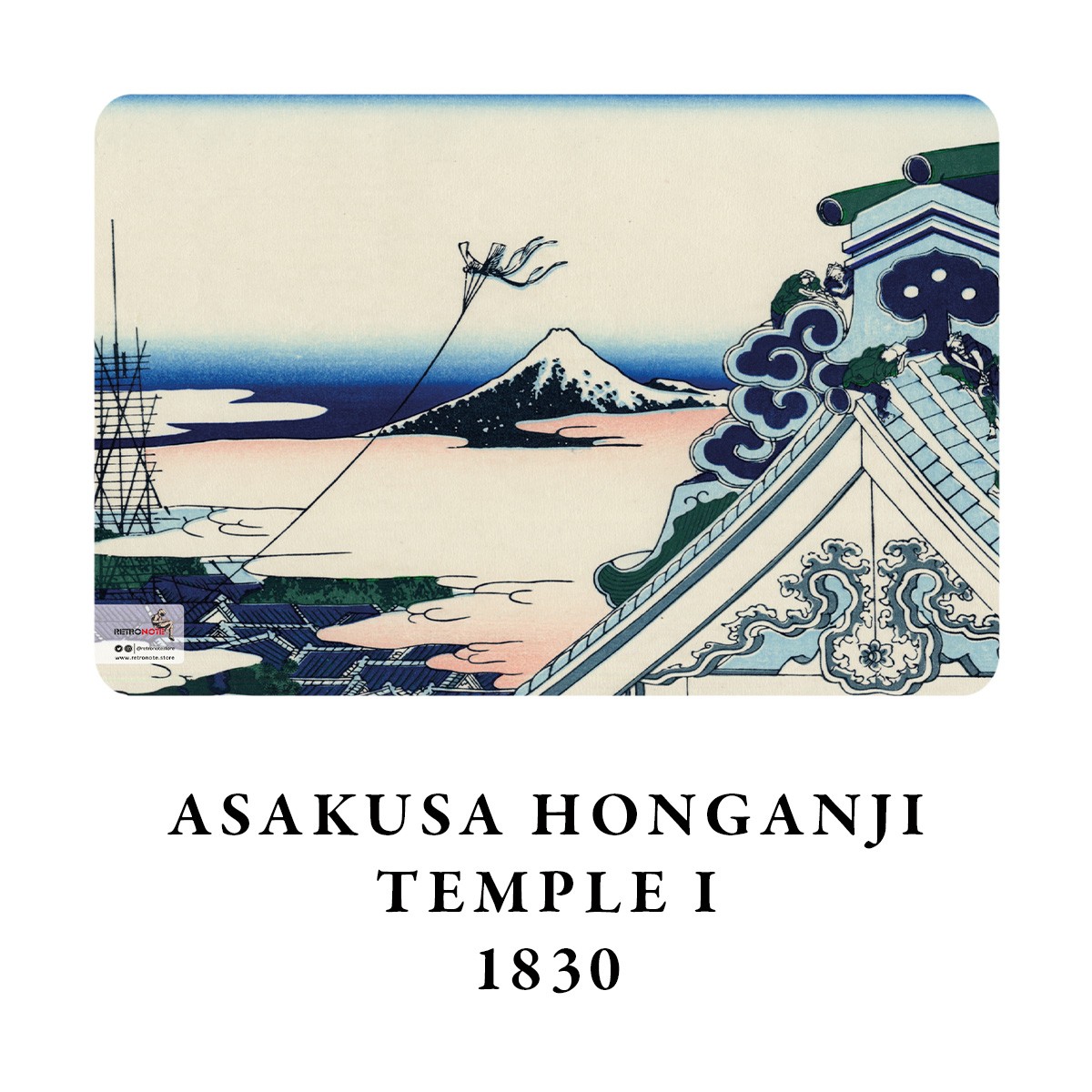 Mount Fuji Series II - A6 / Hokusai Dörtlü Defter Seti II