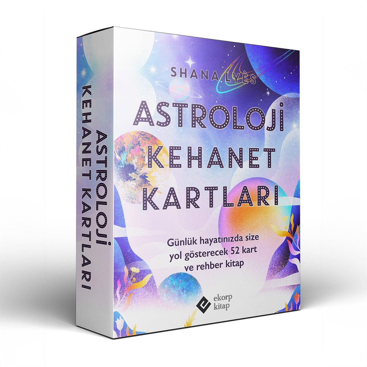 Astroloji Kehanet Kartları - Shana Lyes / 52 Kartlık Deste ve 128 Sayfa Rehber Kitap