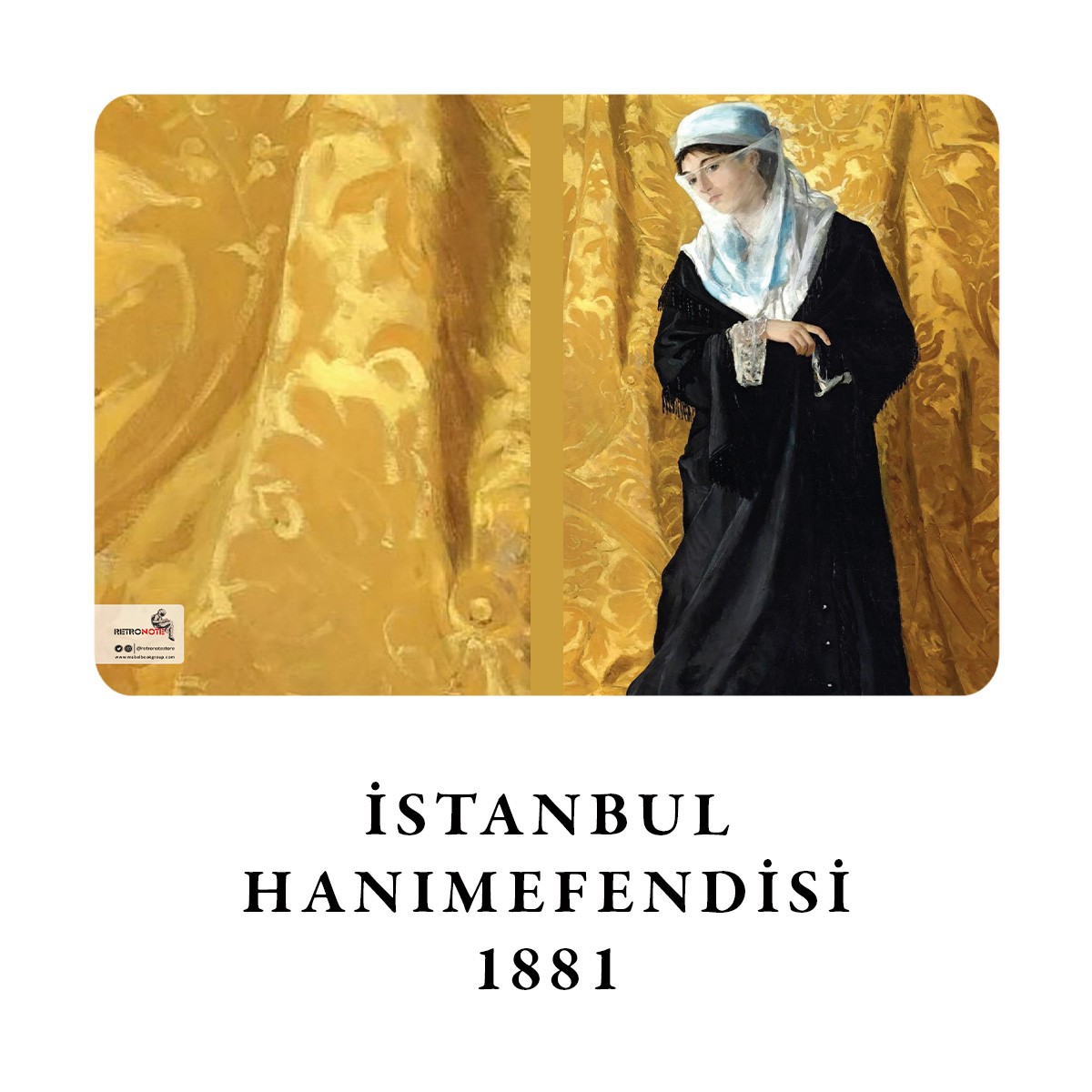 İstanbul Hanımefendileri Serisi I - A5 / Osman Hamdi Bey Dörtlü Defter Seti I