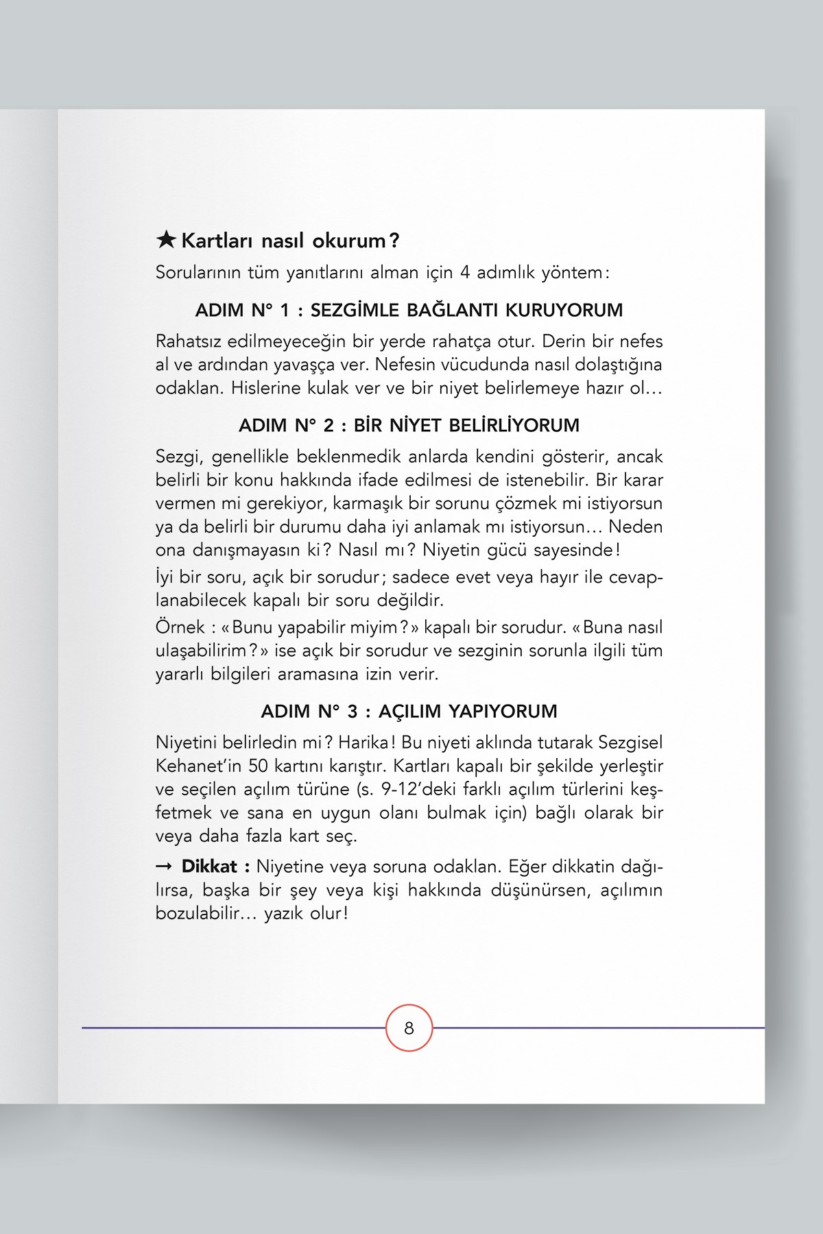 Sezgisel Kehanet Kartları - 50 Kartlık Deste Ve 128 Sayfa Rehber Kitap 2024 Tarot / Linda Diguet