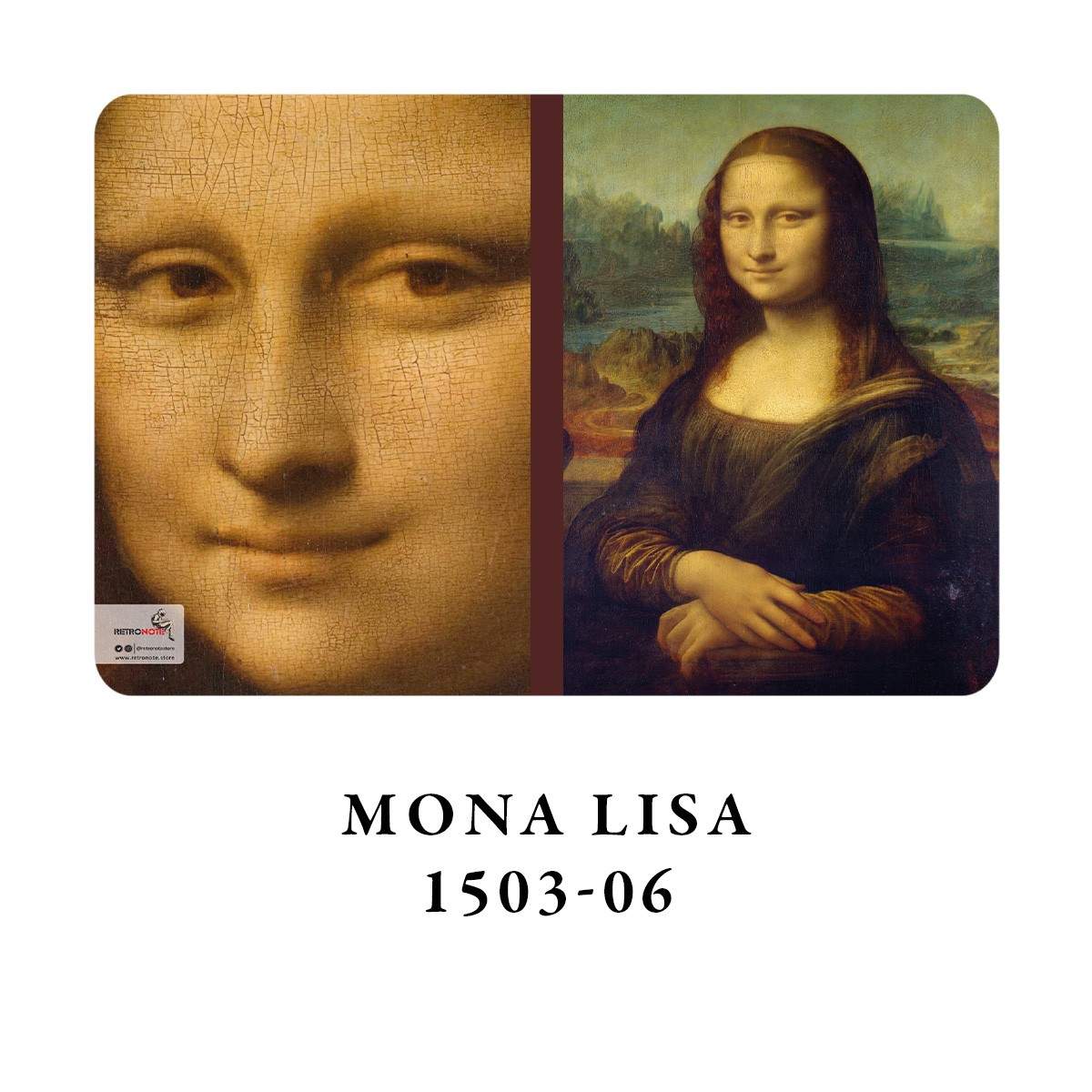 Mona Lisa / Da Vinci, 1503-06 / A4 Defter -11