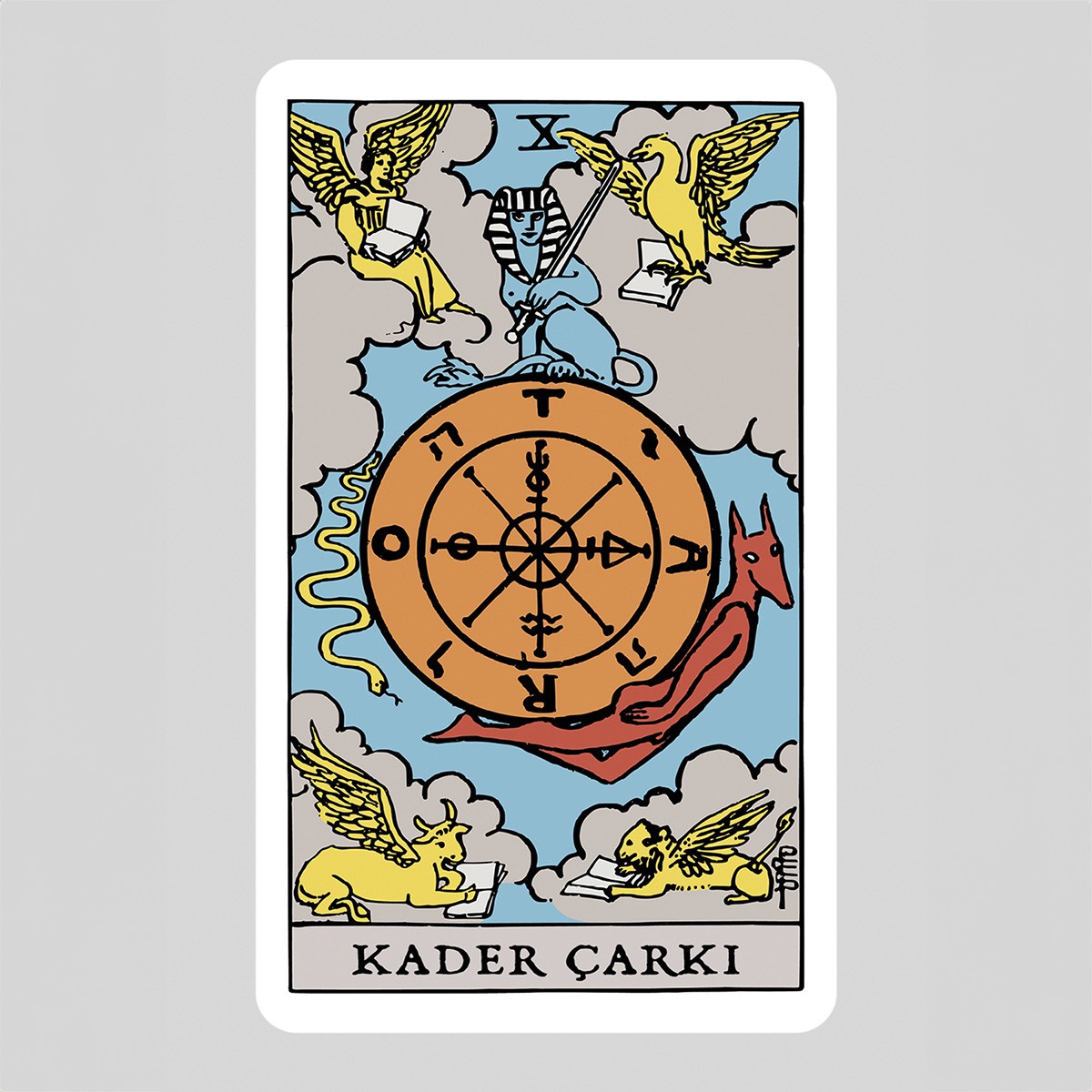 Mini Rider-Waite Tarot - Arthur Edward Waite / 78 Kartlık Deste ve 32 Sayfa Rehber Kitap