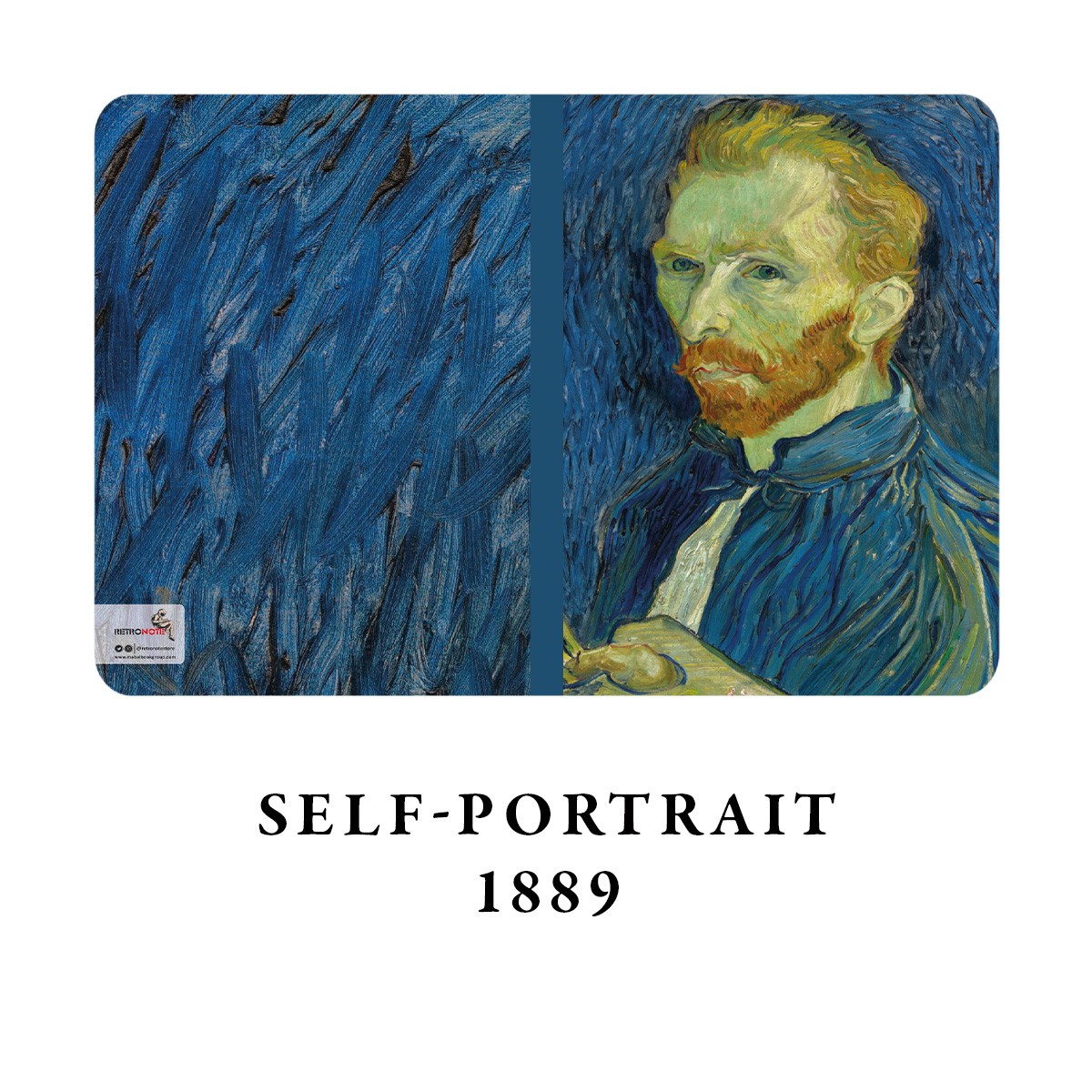 Self-Portrait Series I - A6 / Van Gogh Dörtlü Defter Seti IV