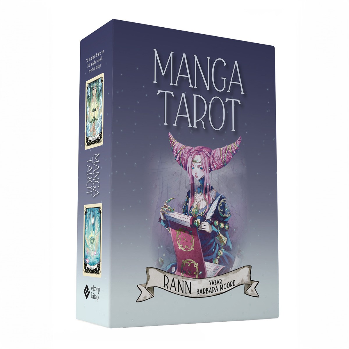 Manga Tarot - Barbara Moore / 78 Kartlık Deste ve 160 Sayfa Rehber Kitap