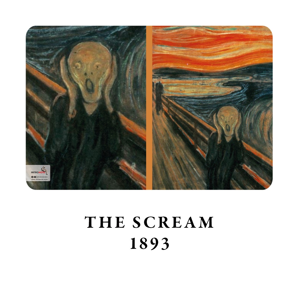 The Scream / Edward Munch, 1893 / A4 Defter -12