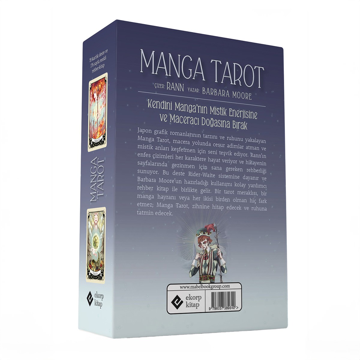 Manga Tarot - Barbara Moore / 78 Kartlık Deste ve 160 Sayfa Rehber Kitap