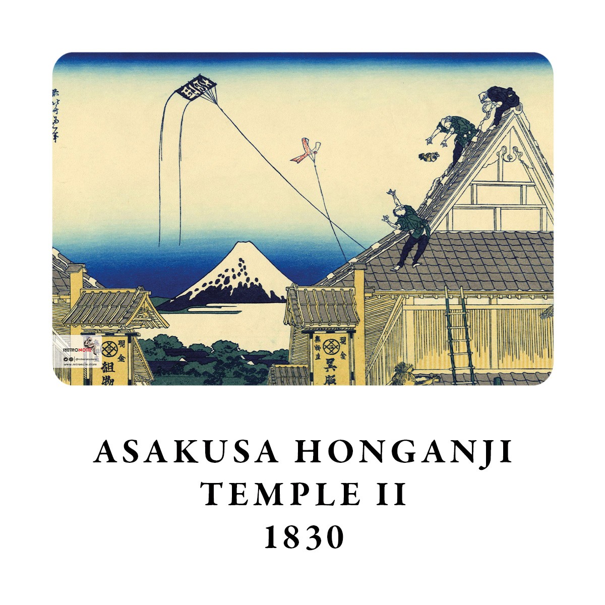 Mount Fuji Series III - A6 / Hokusai Dörtlü Defter Seti III