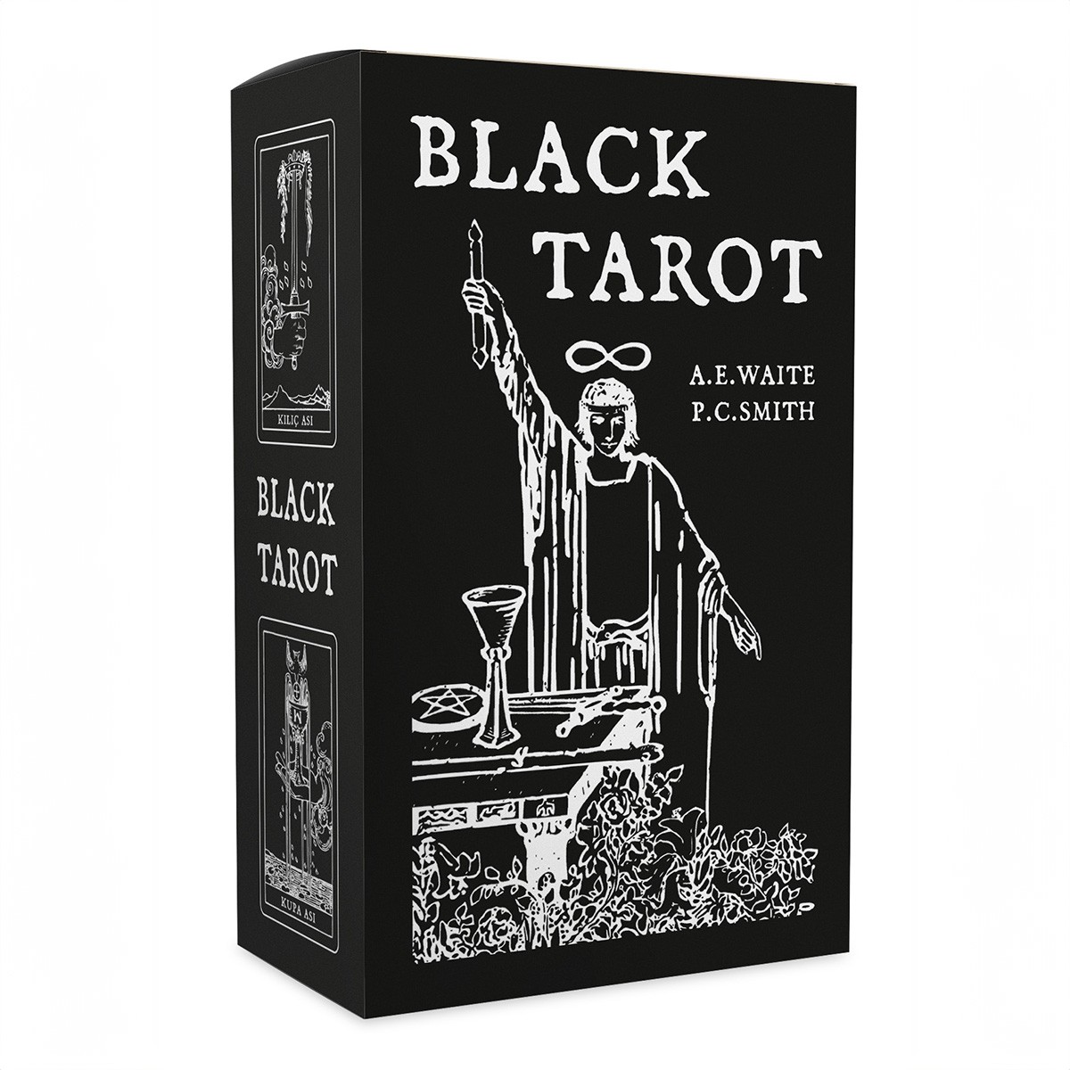 Black Tarot - Arthur Edward Waite / 78 Kartlık Deste ve 96 Sayfa Rehber Kitap