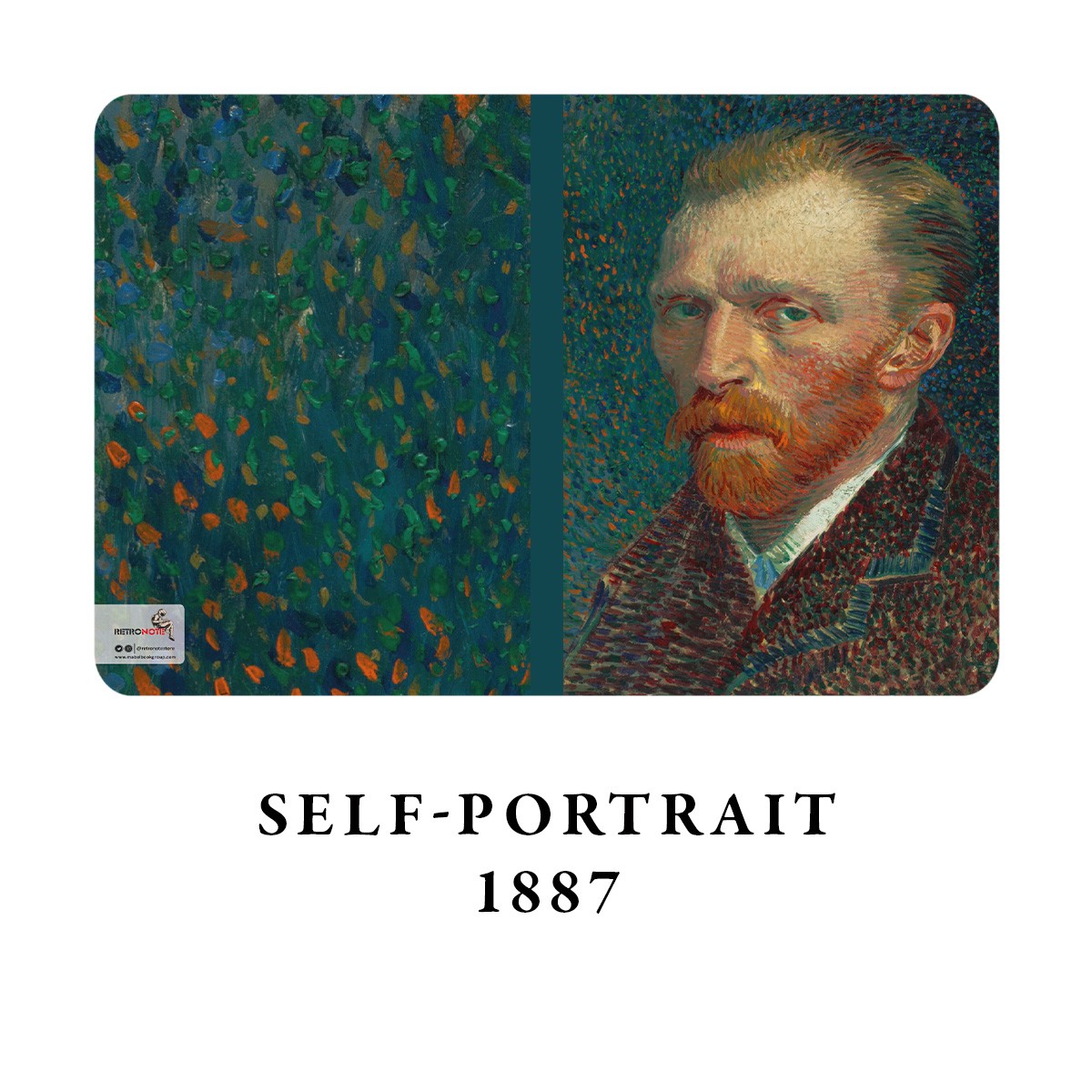 Self-Portrait Series II - A6 / Van Gogh Dörtlü Defter Seti V