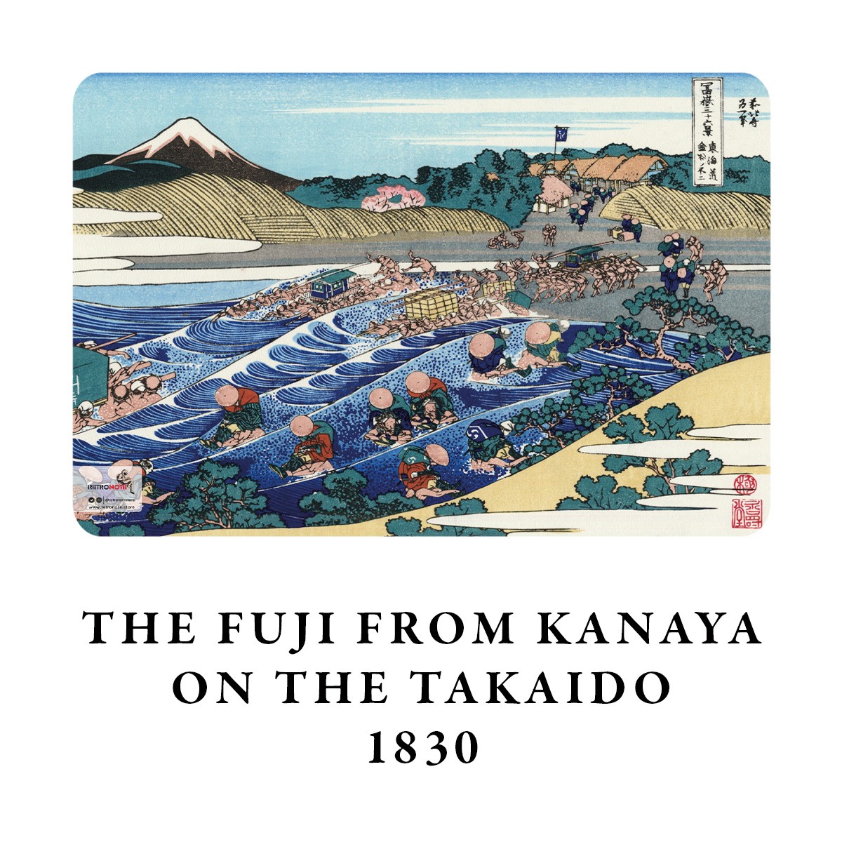Mount Fuji Series III - A6 / Hokusai Dörtlü Defter Seti III