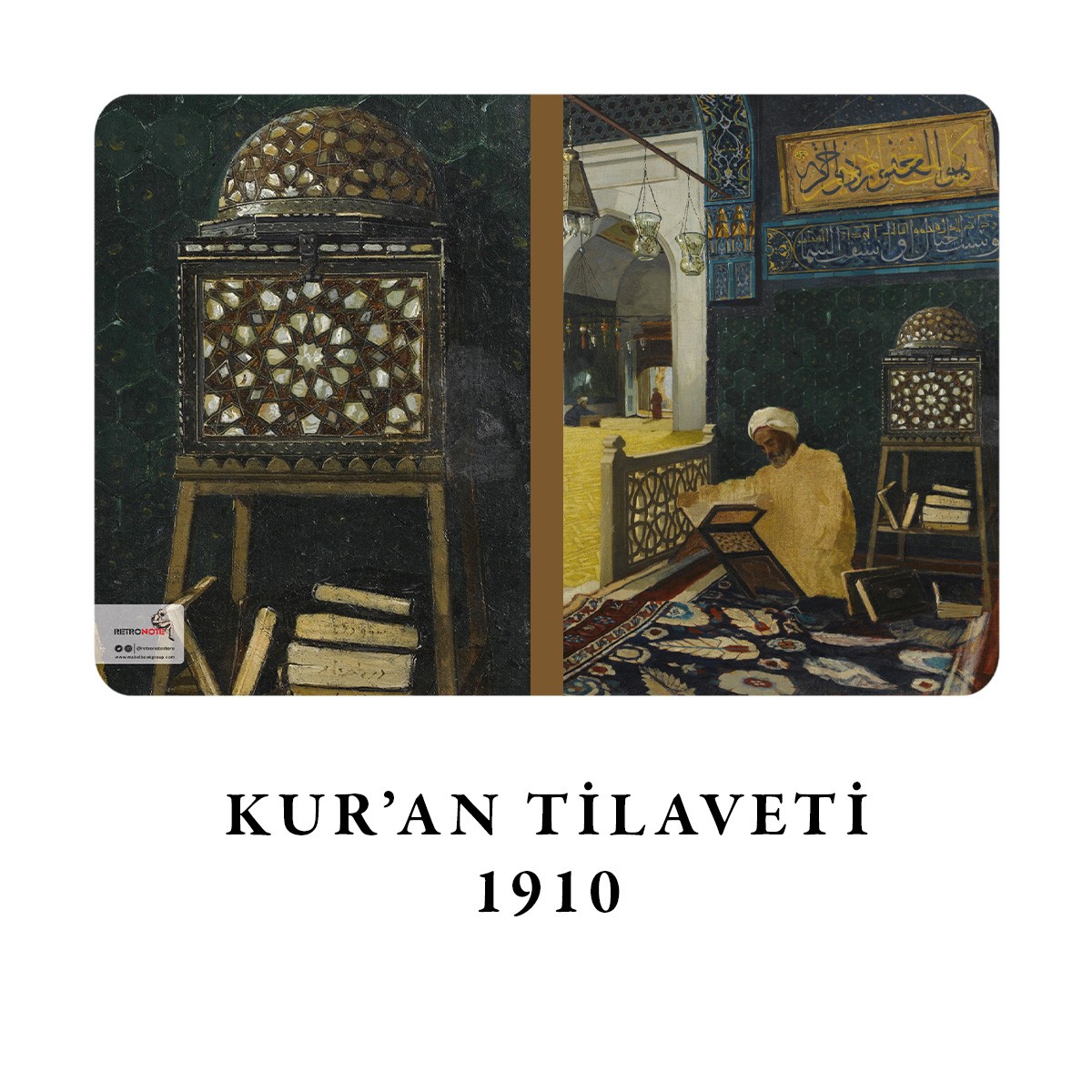 Kaplumbağa Serisi - A5 / Osman Hamdi Bey Dörtlü Defter Seti III