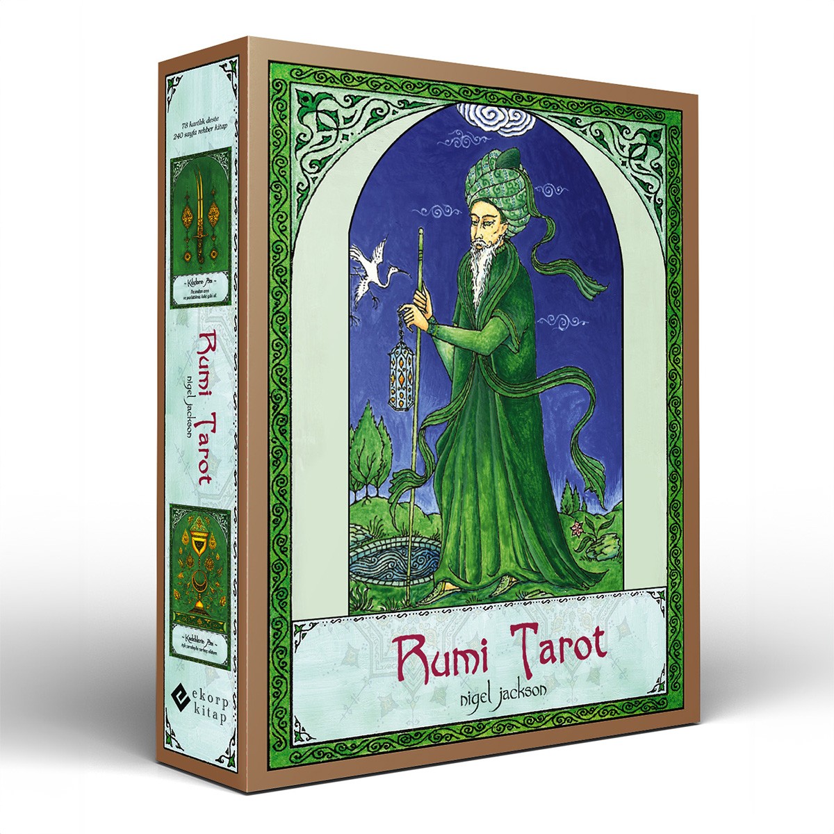 Rumi Tarot - Nigel Jackson /78 Kartlık Deste ve 240 Sayfa Rehber Kitap