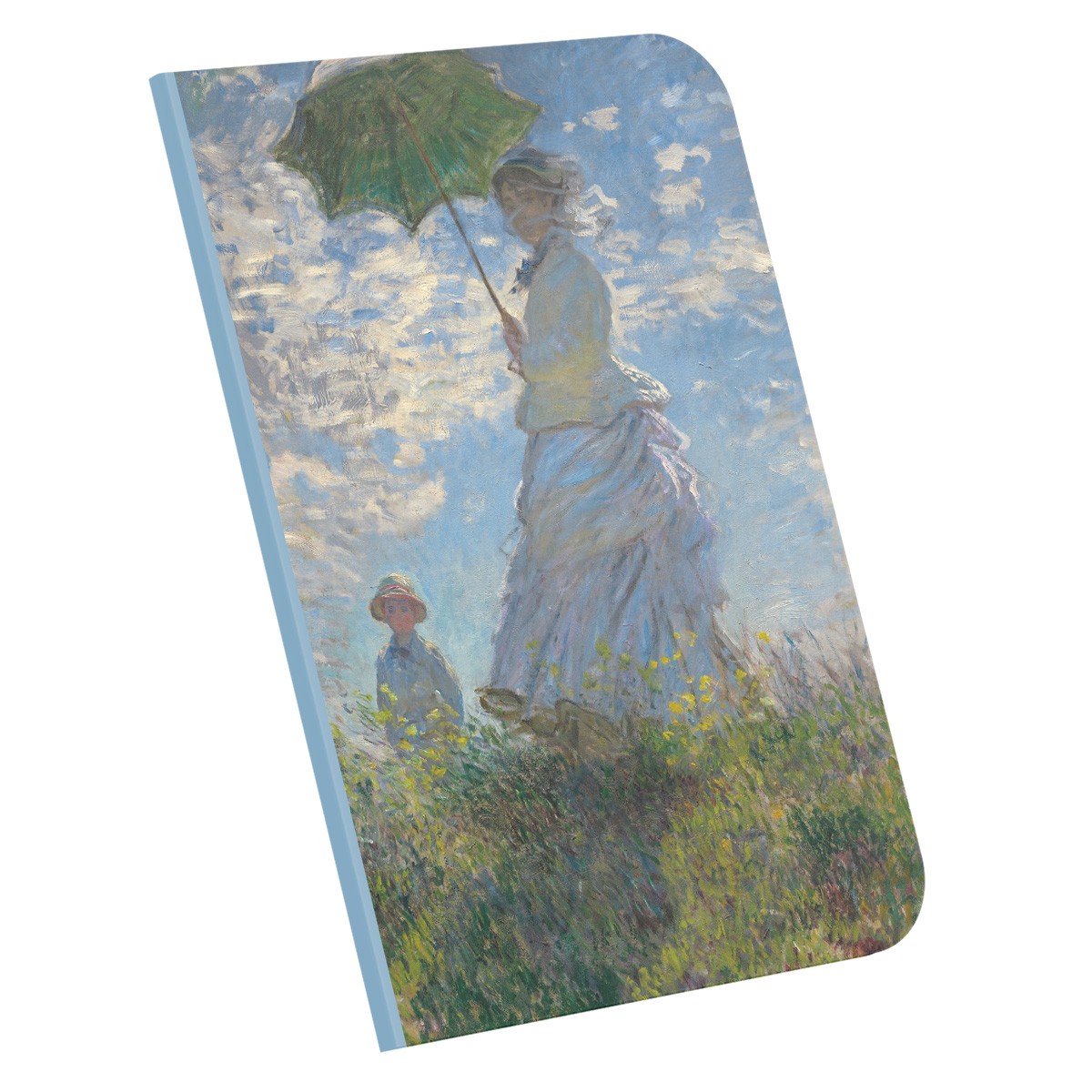 Madam Monet and Her Son / Claude Monet, 1875 / A4 Defter -10