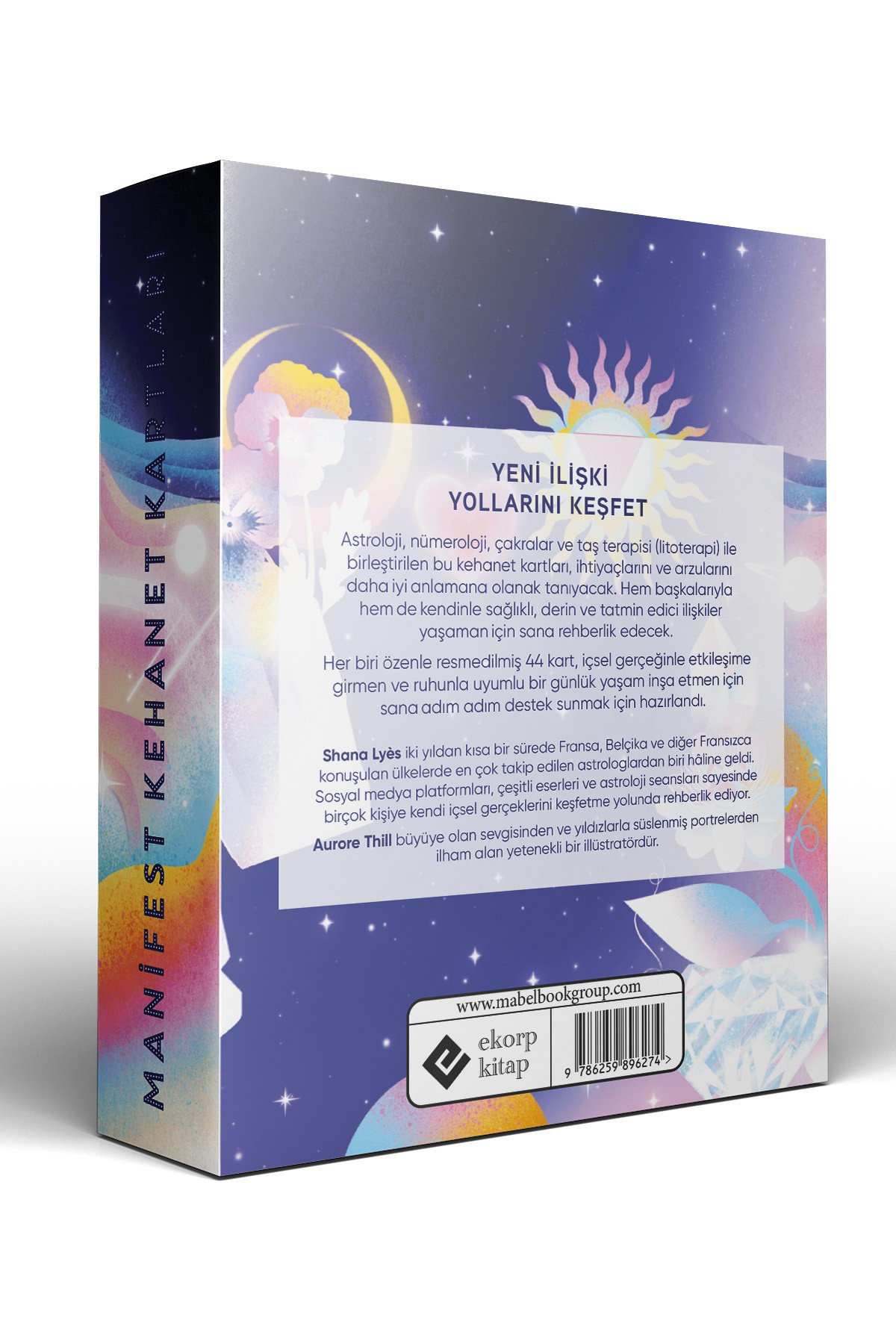 Manifest Kehanet Kartları - 44 Kartlık Deste Ve 120 Sayfa Rehber Kitap 2024 Tarot / Shana Lyes