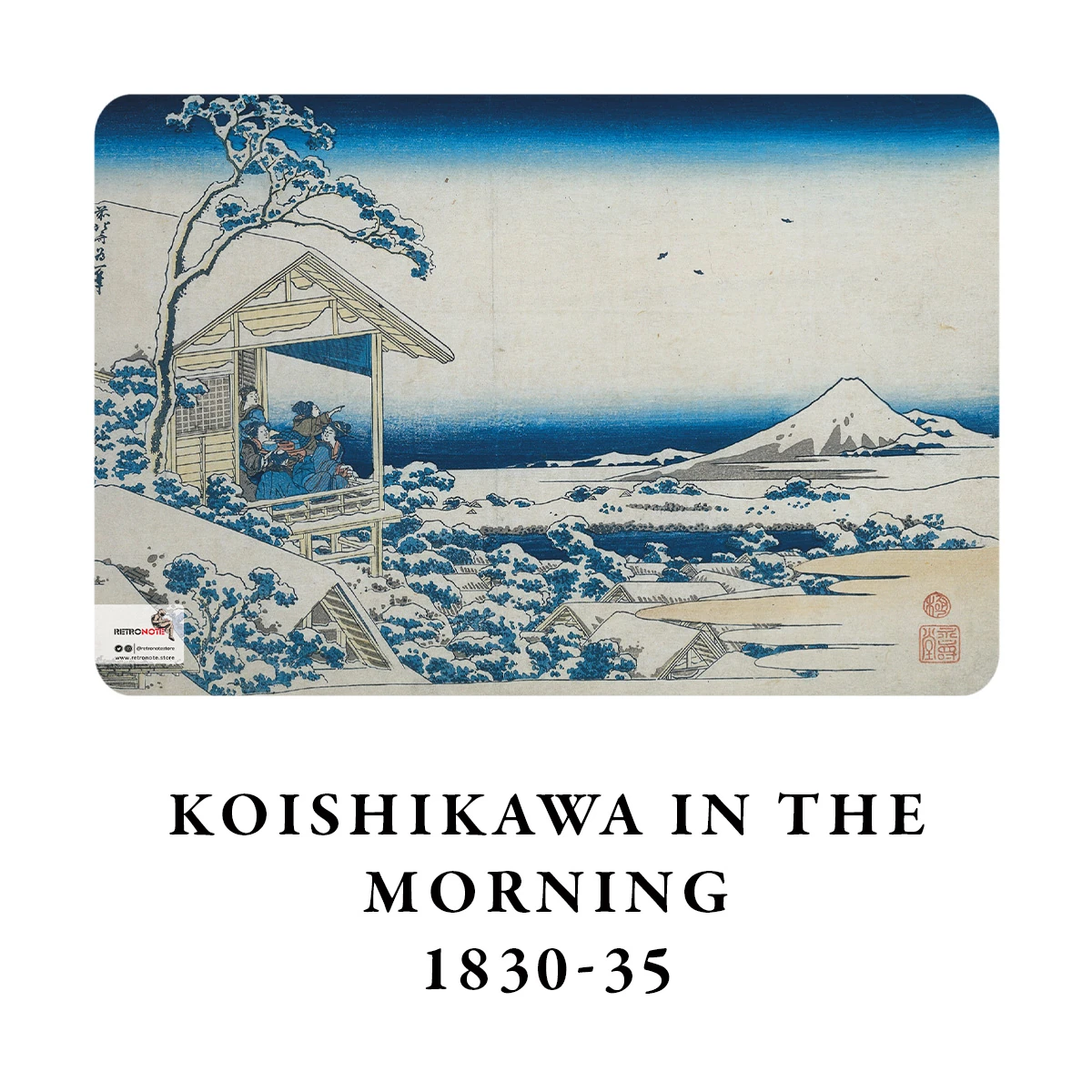 thumbnail image 2 of Retronote Mount Fuji Series IV - A5, Hokusai 4'lü Defter Seti IV 2 of 14