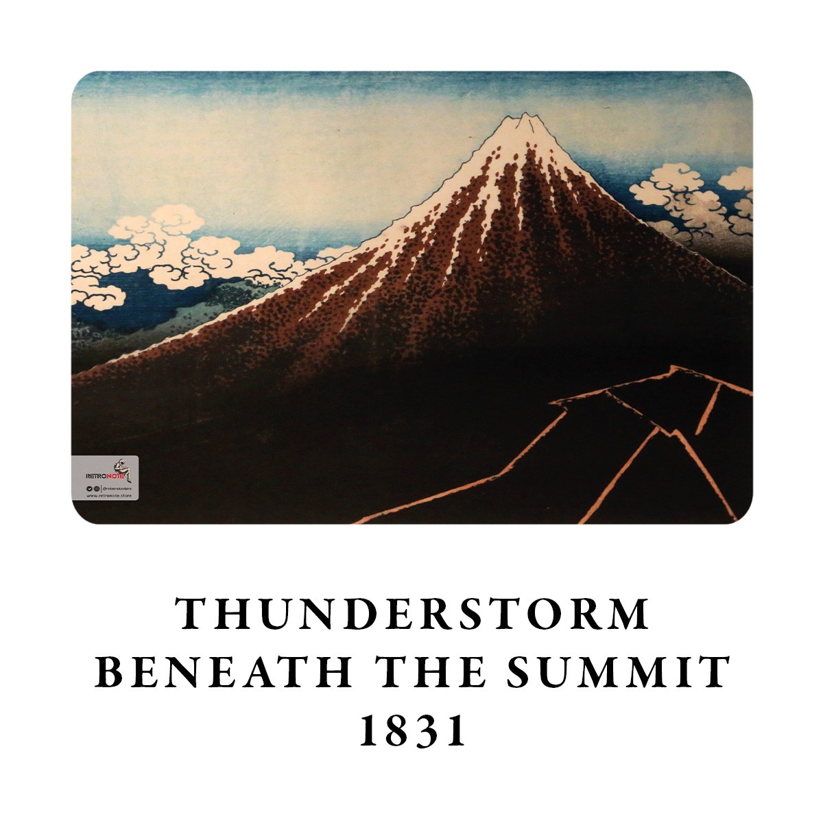 Mount Fuji Series III - A6 / Hokusai Dörtlü Defter Seti III