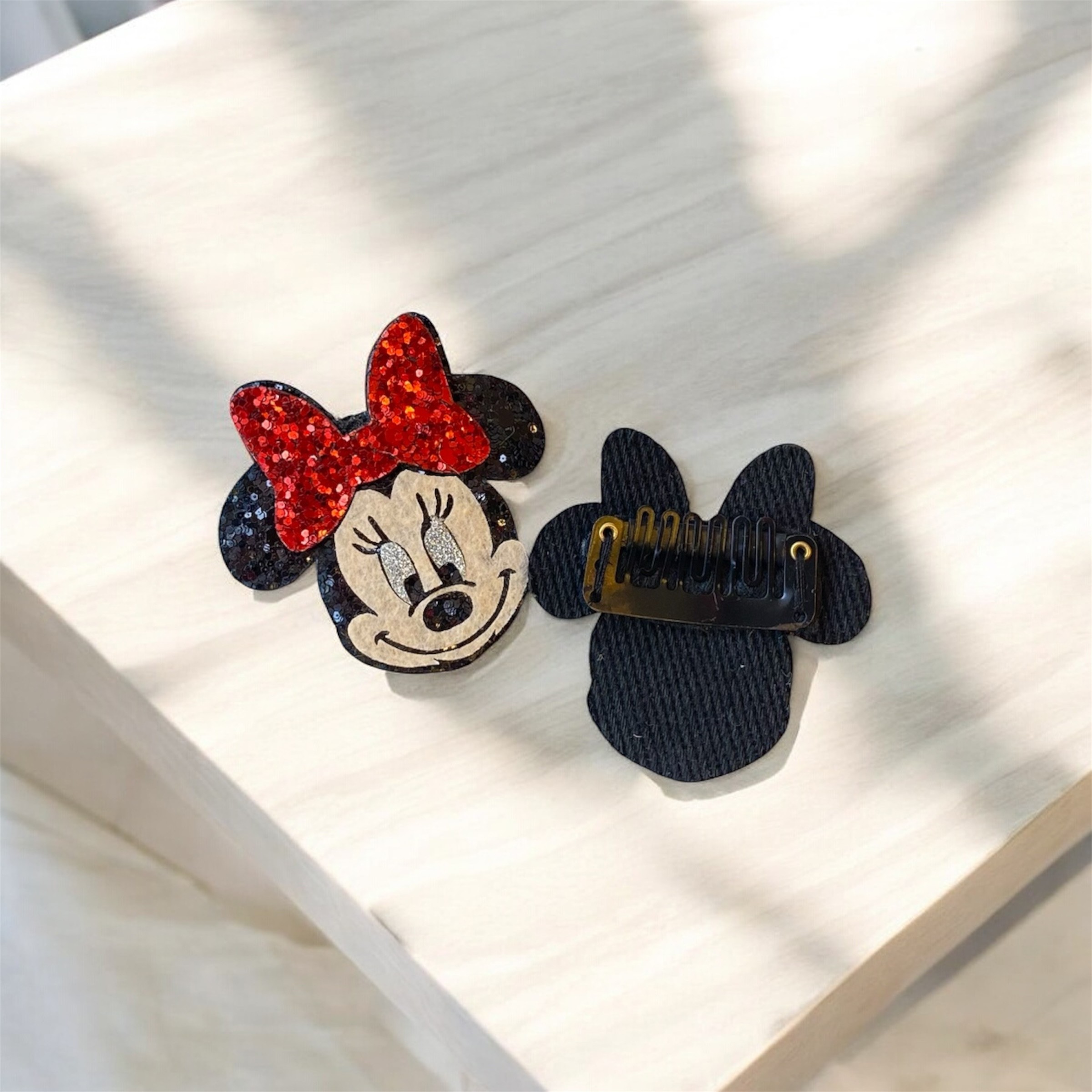Kız Bebek Mickey Mouse Tekli Saçsız Toka
