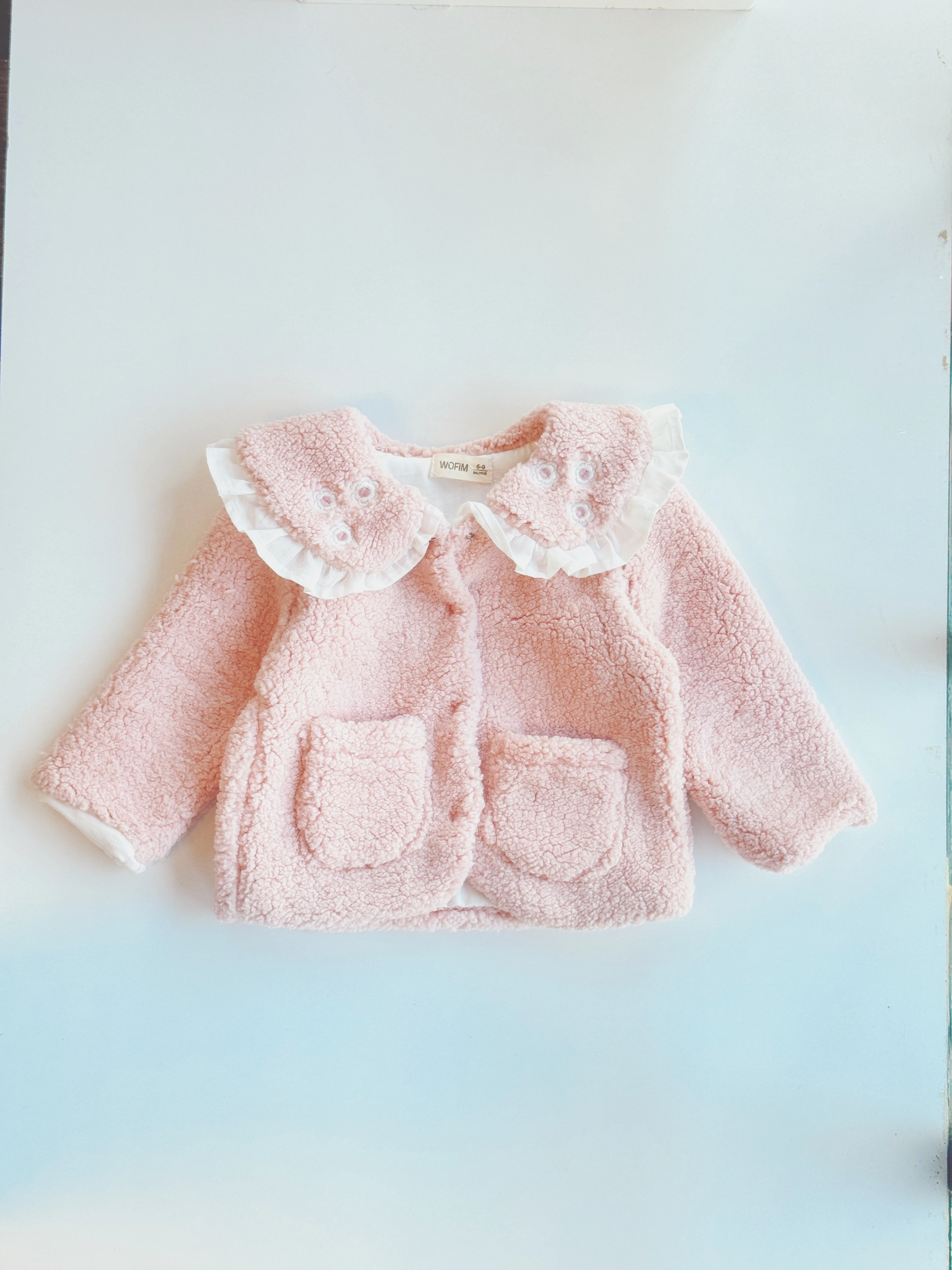 Kız Bebek Peluş Ceket 