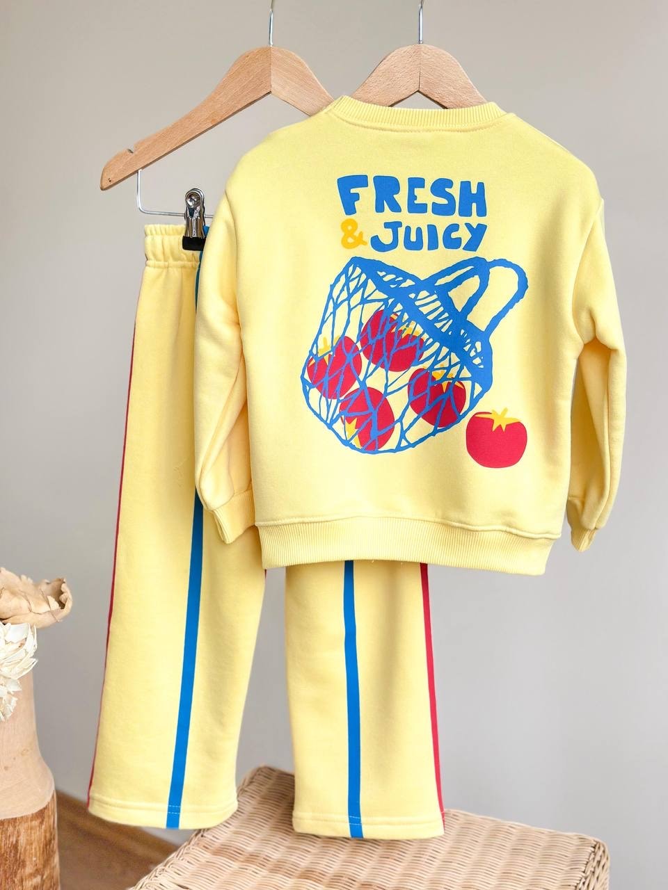 Unısex Kız&Erkek Çocuk Fresh Alt Üst 3 İp Takım 