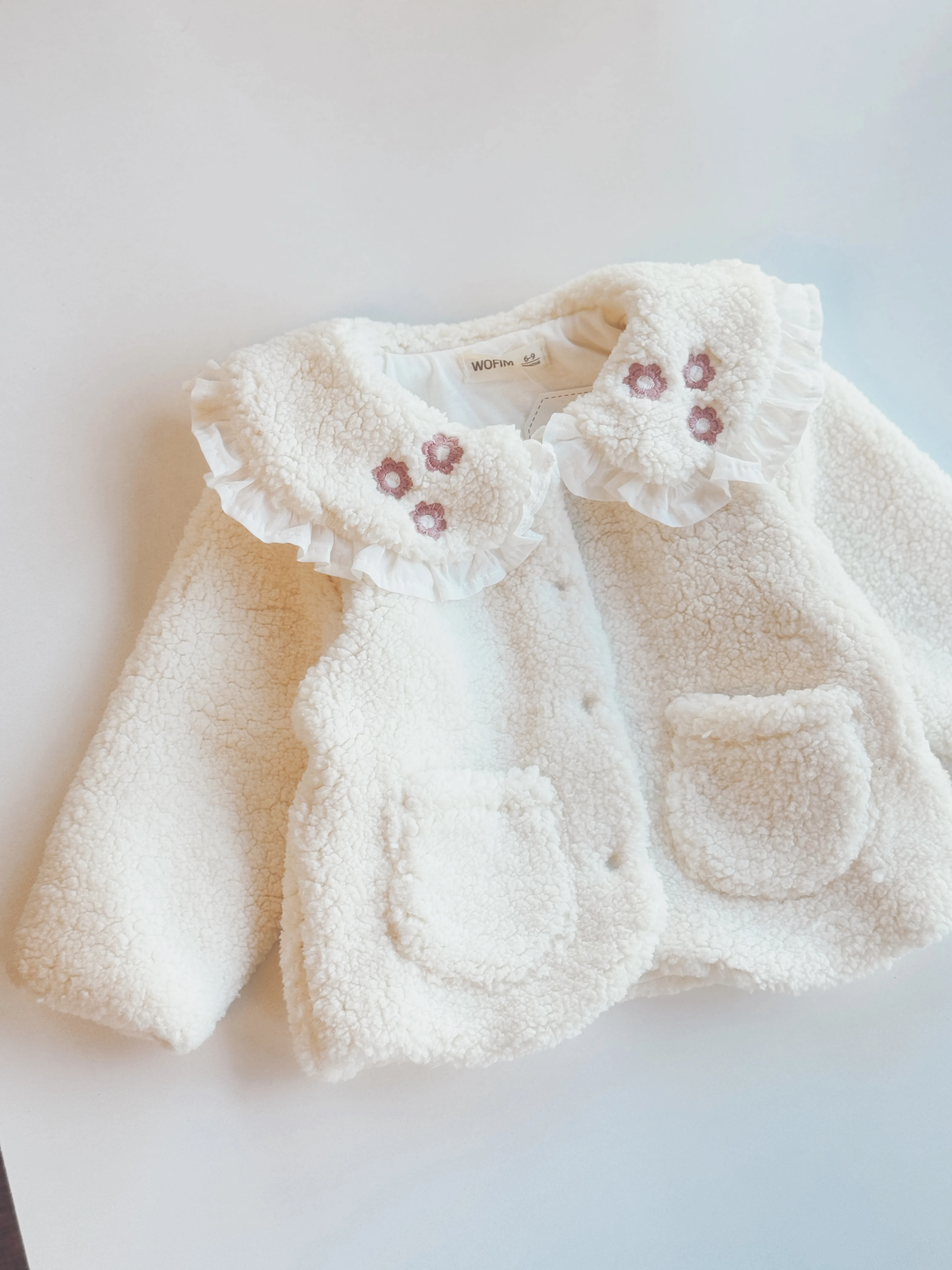 Kız Bebek Peluş Ceket 