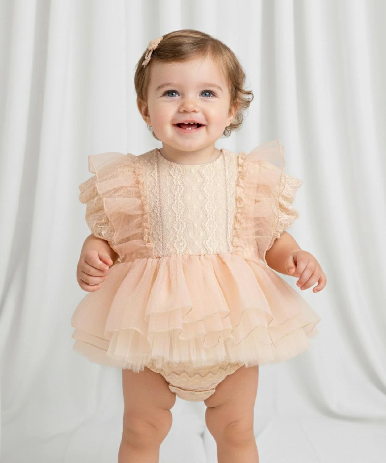 SISI K z Bebek S rt Lale Detayl T l Romper SISI K z Bebek S rt Lale Detayl T l Romper
